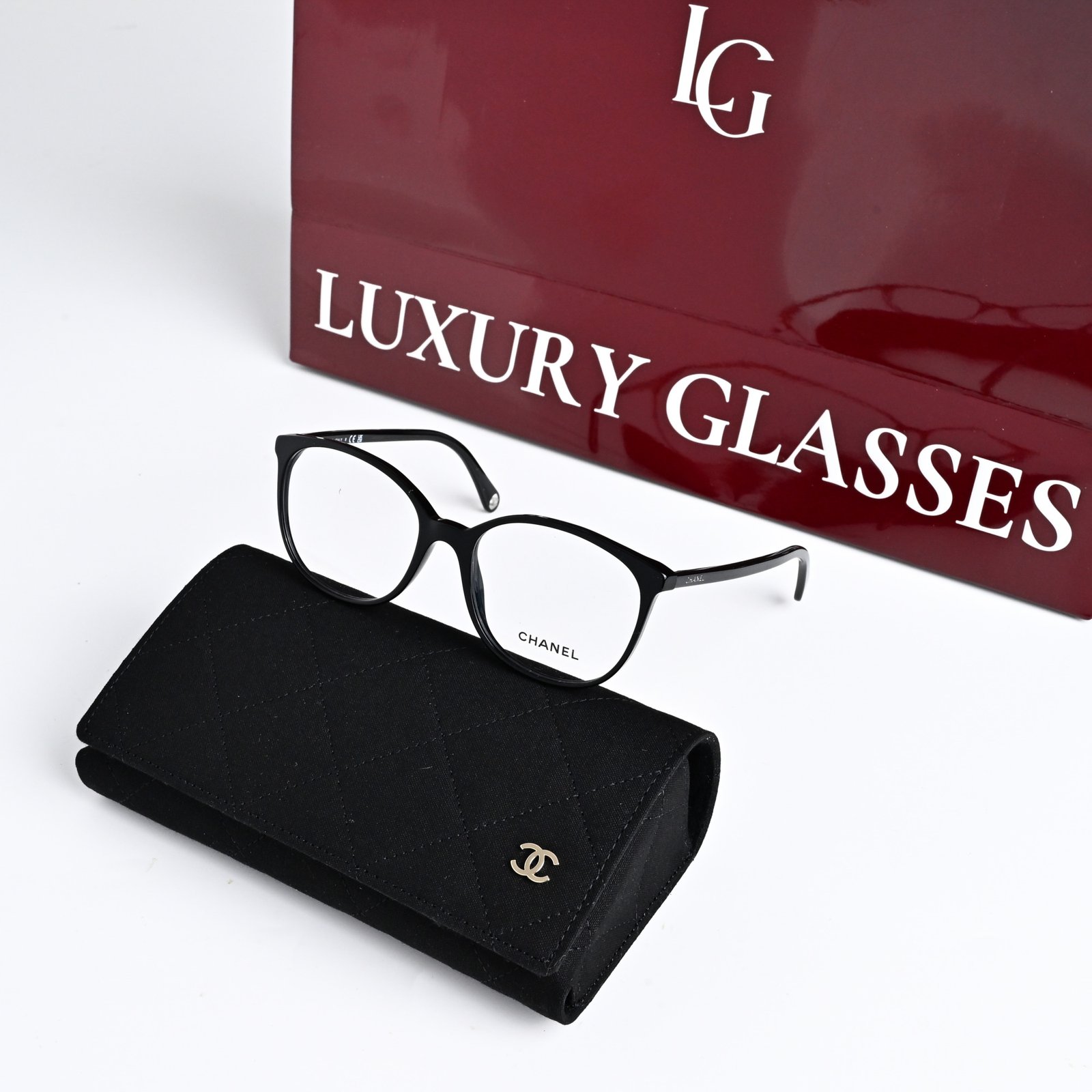 CHANEL 0CH3432 C501 BLACK