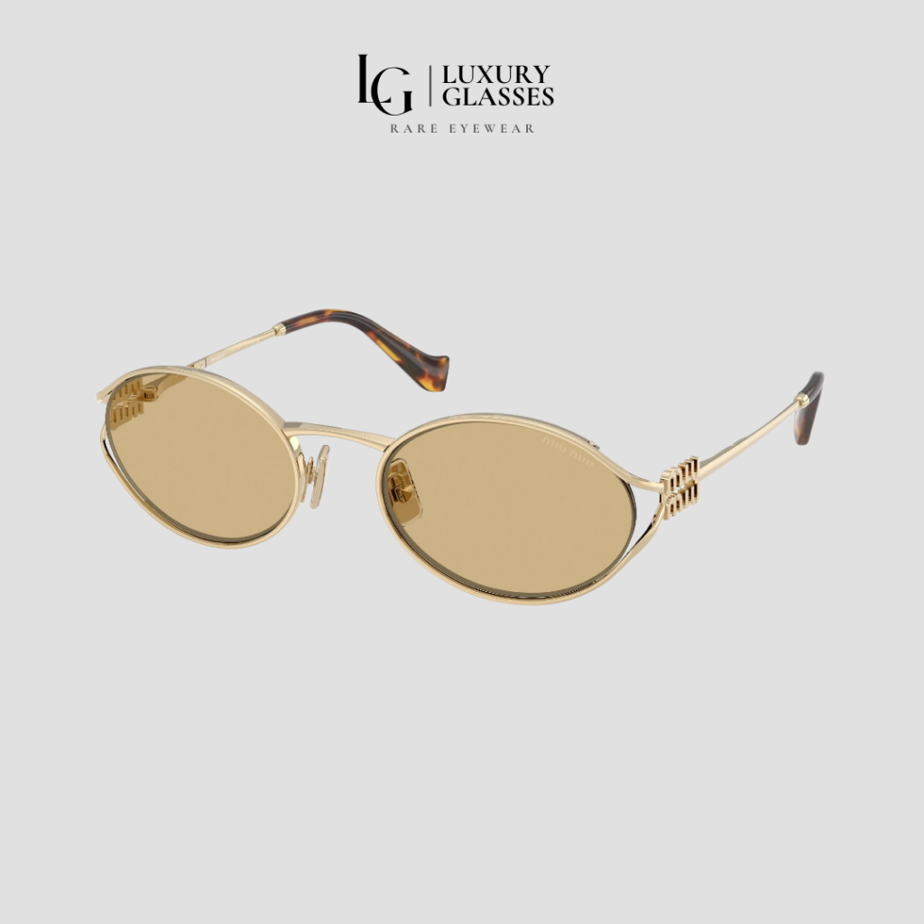 MIU MIU MU 52YS ZVN10R PALE GOLD YELLOW