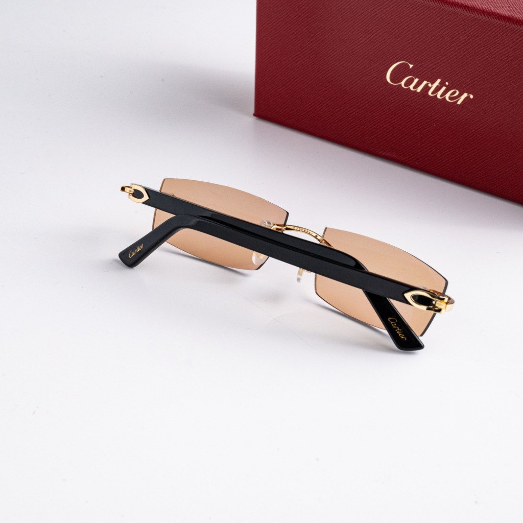 CARTIER CT0048O 002 BURNT SUGAR CUSTOM LENSES – 53-16-135 (3)