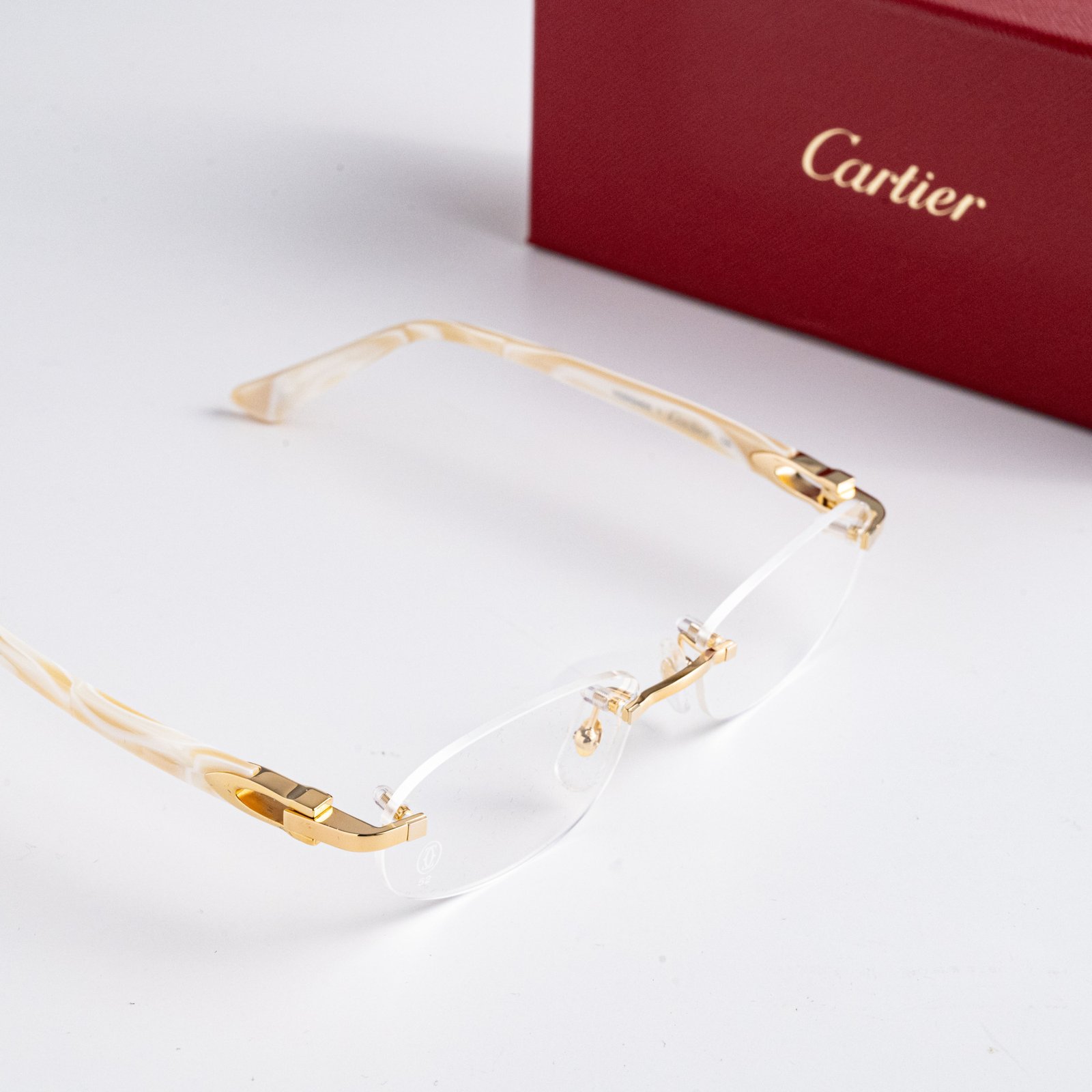 CARTIER CT0455OJ 003 BEIGE – 52-16-135 (4)
