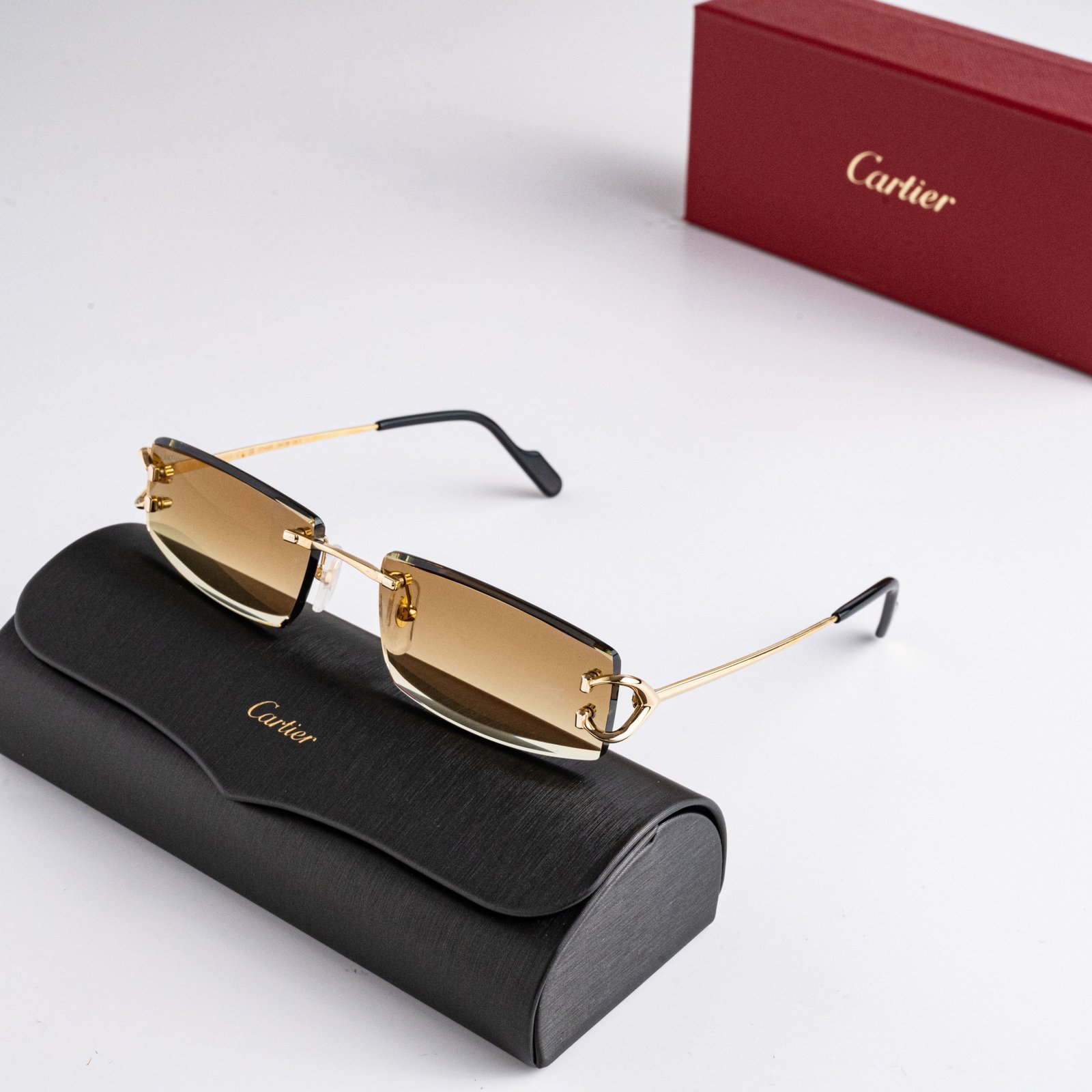 CARTIER CT0465S 004 GOLD BROWN