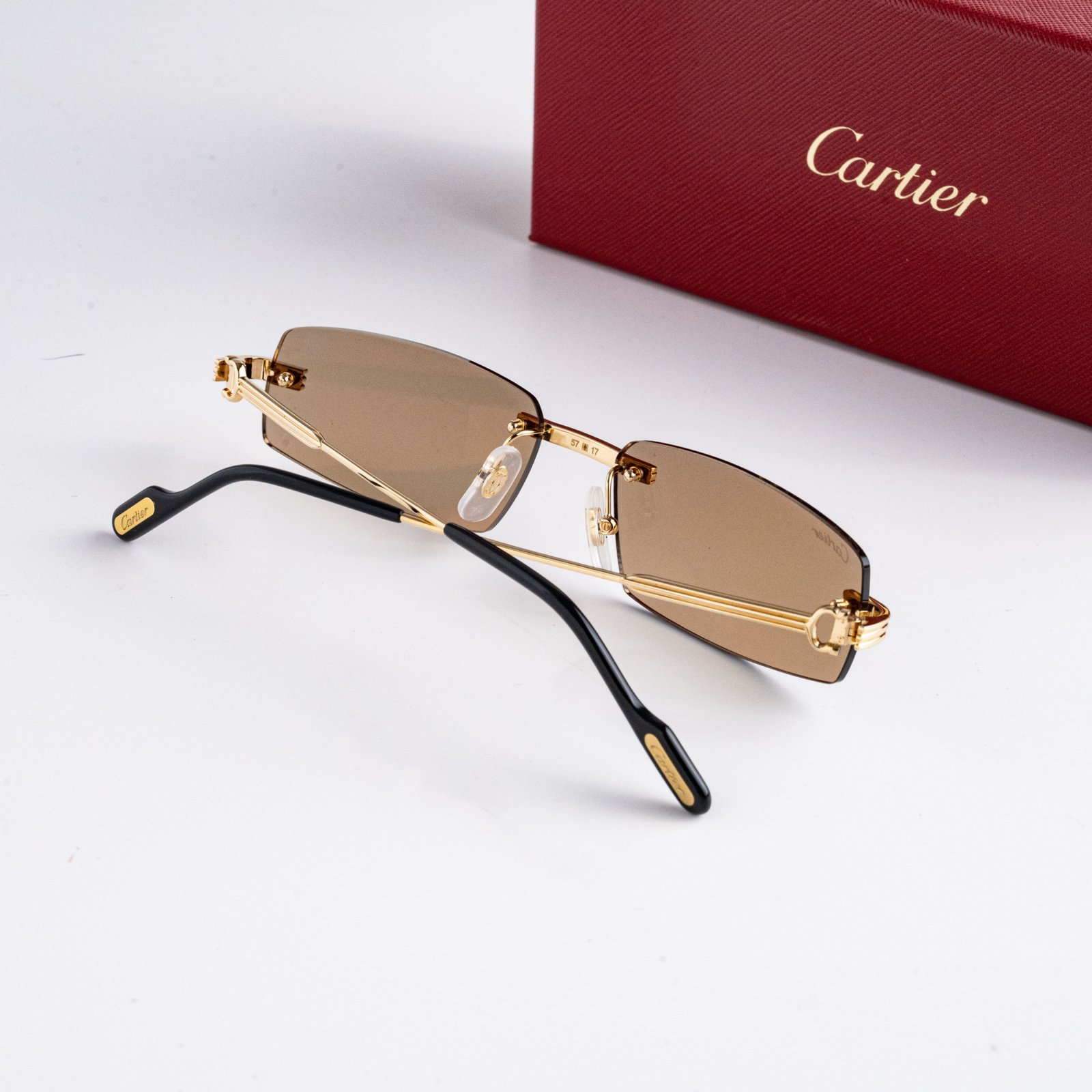 CARTIER CT0535S 003 GOLD BROWN – 57-17-145 (3)