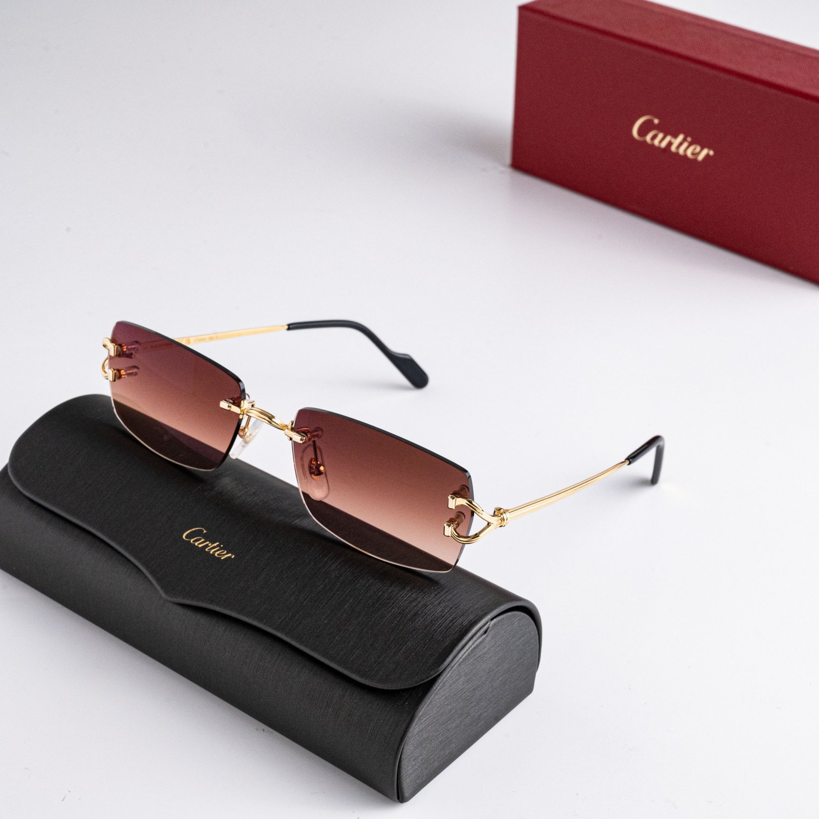 CARTIER CT0563O 001 CHOCOLATE BOY CUSTOM LENSES