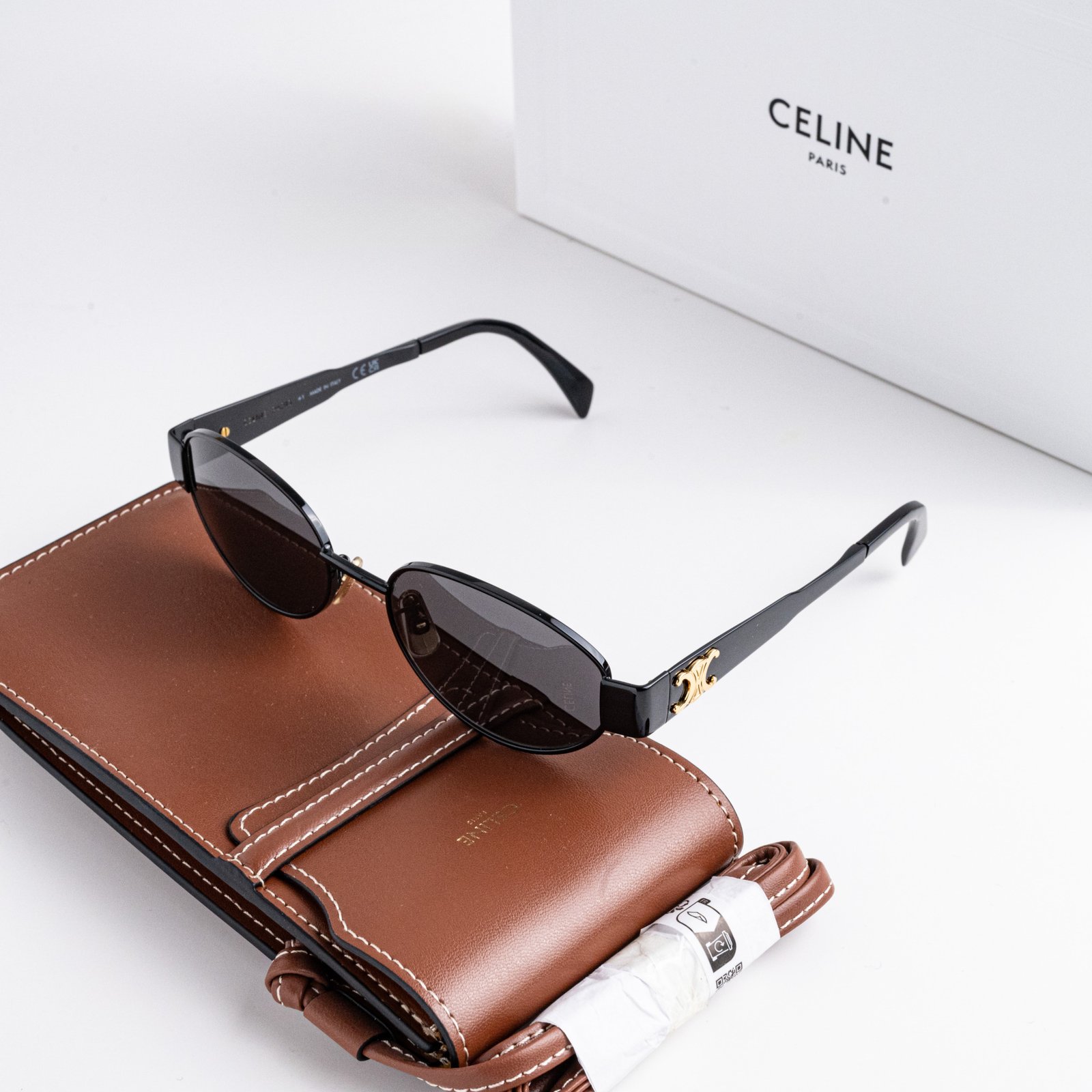CELINE CL40235U 01A BLACK DARK