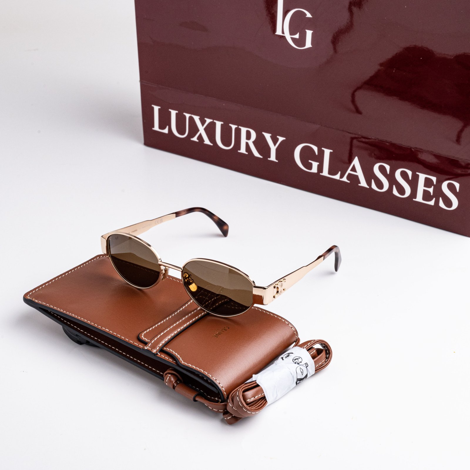 CELINE CL40235U 28E YELLOW BROWN