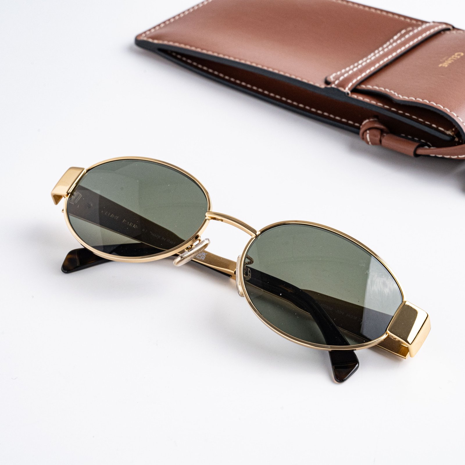 CELINE CL40235U 30N YELLOW GREEN – 54-18-135 (2)