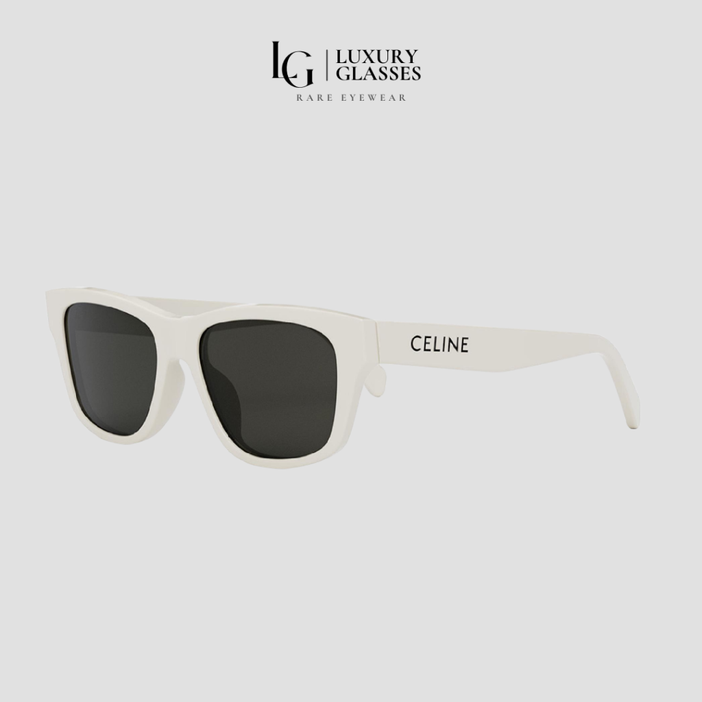 CELINE CL40249U 25A WHITE DARK GREY – 55-17-145 (1)