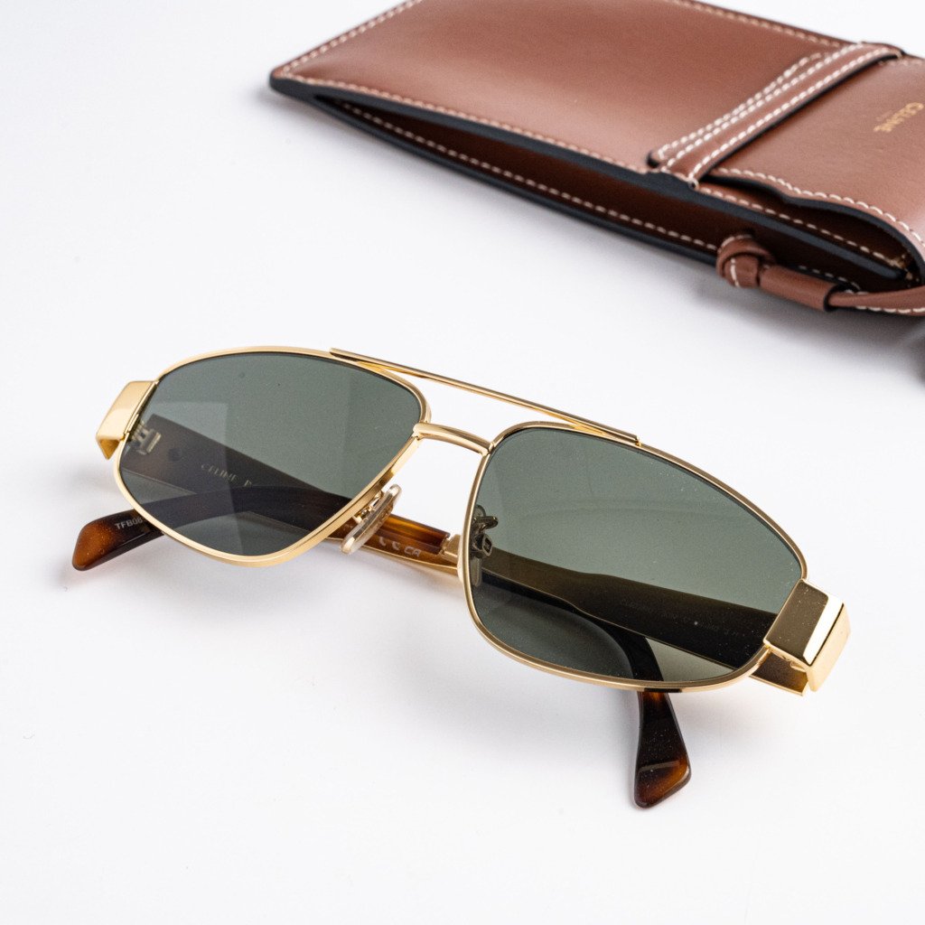 CELINE CL40281U 30N METAL GREEN – 57-14-140 (2)