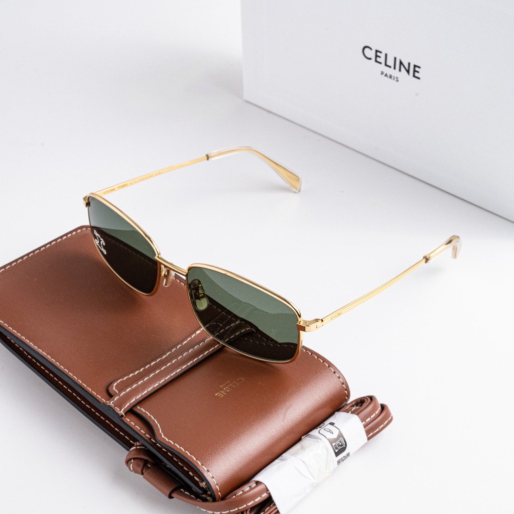 CELINE CL40285U 30N GOLD YELLOW GREEN – 60-18-145 (1)