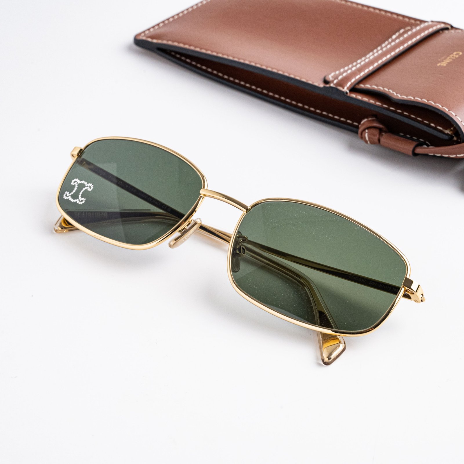 CELINE CL40285U 30N GOLD YELLOW GREEN – 60-18-145 (2)
