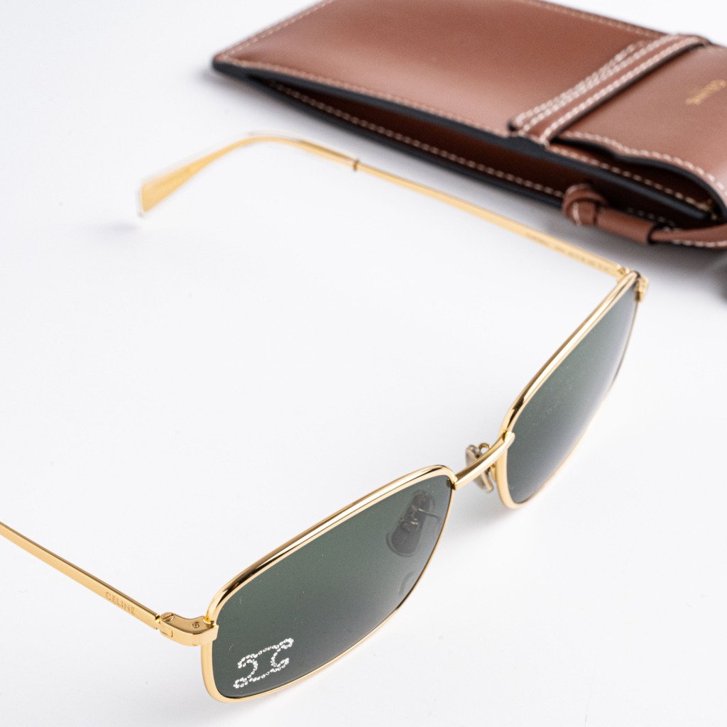 CELINE CL40285U 30N GOLD YELLOW GREEN – 60-18-145 (4)