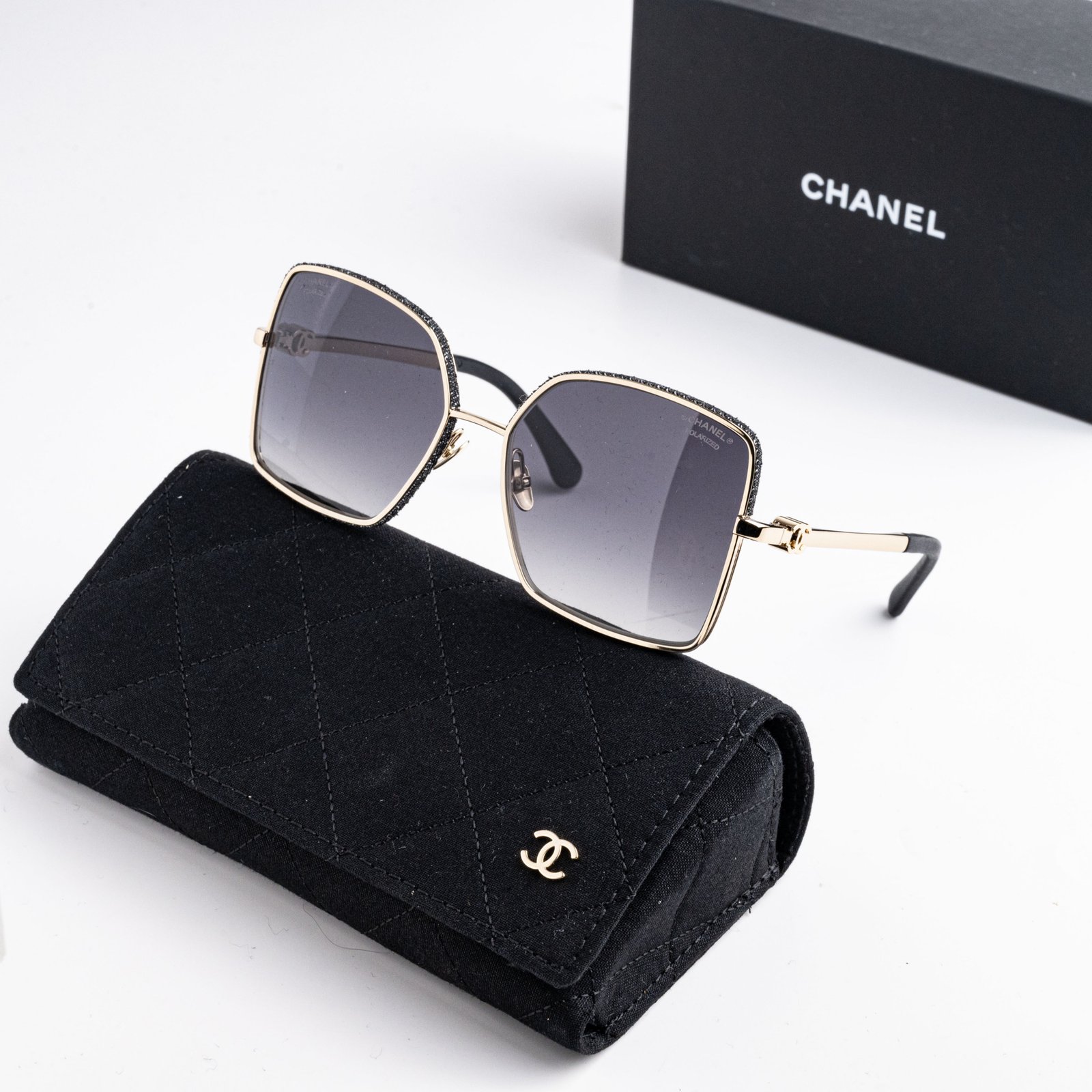 CHANEL 0CH4288Q C395S8 GOLD BLACK DARK – 57-17-140 (2)