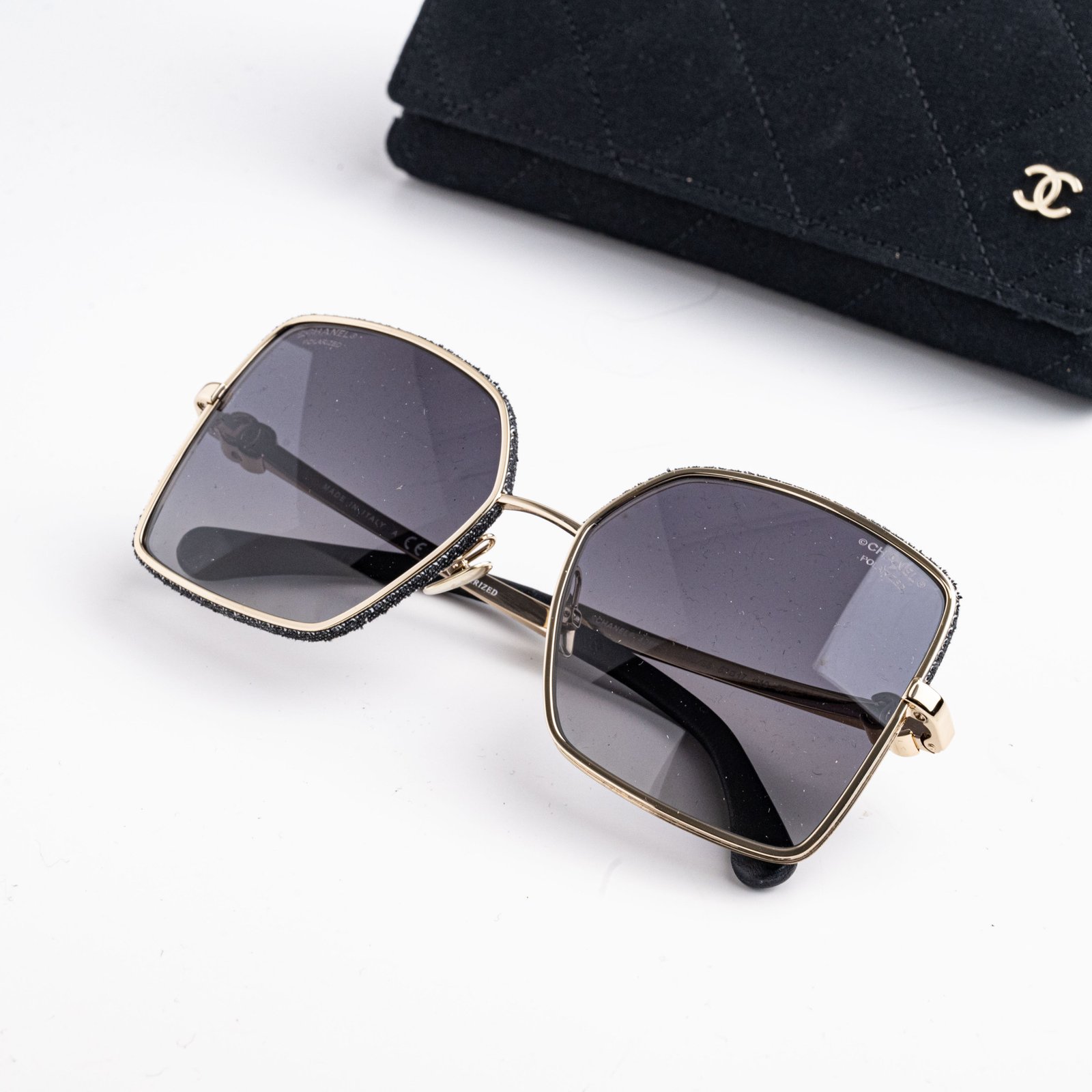 CHANEL 0CH4288Q C395S8 GOLD BLACK DARK – 57-17-140 (3)