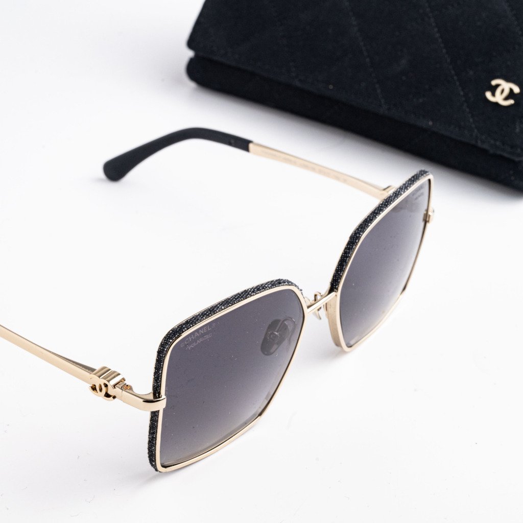 CHANEL 0CH4288Q C395S8 GOLD BLACK DARK – 57-17-140 (5)