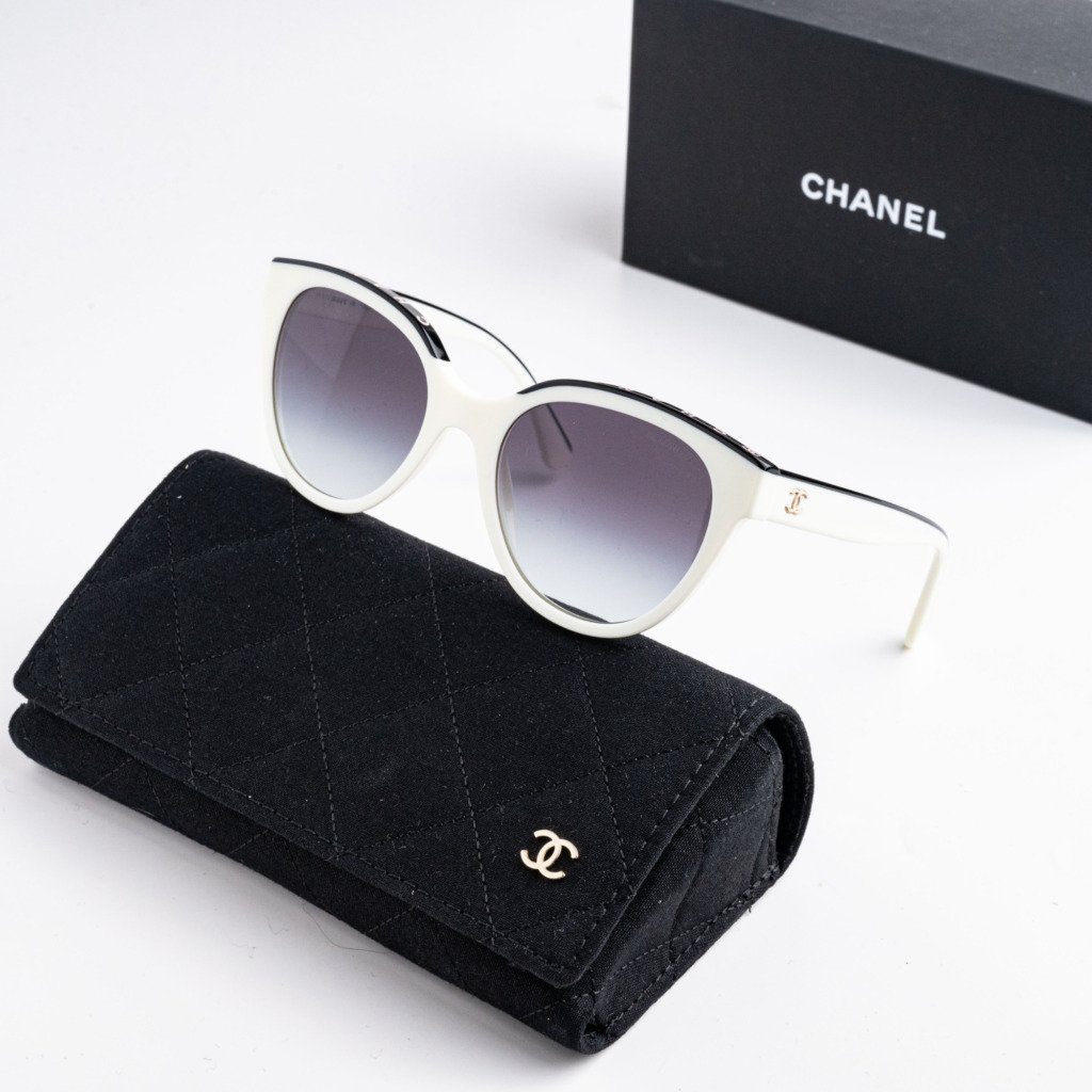 CHANEL 0CH5414 1763S6 WHITE GREY – 54-20-140 (2)
