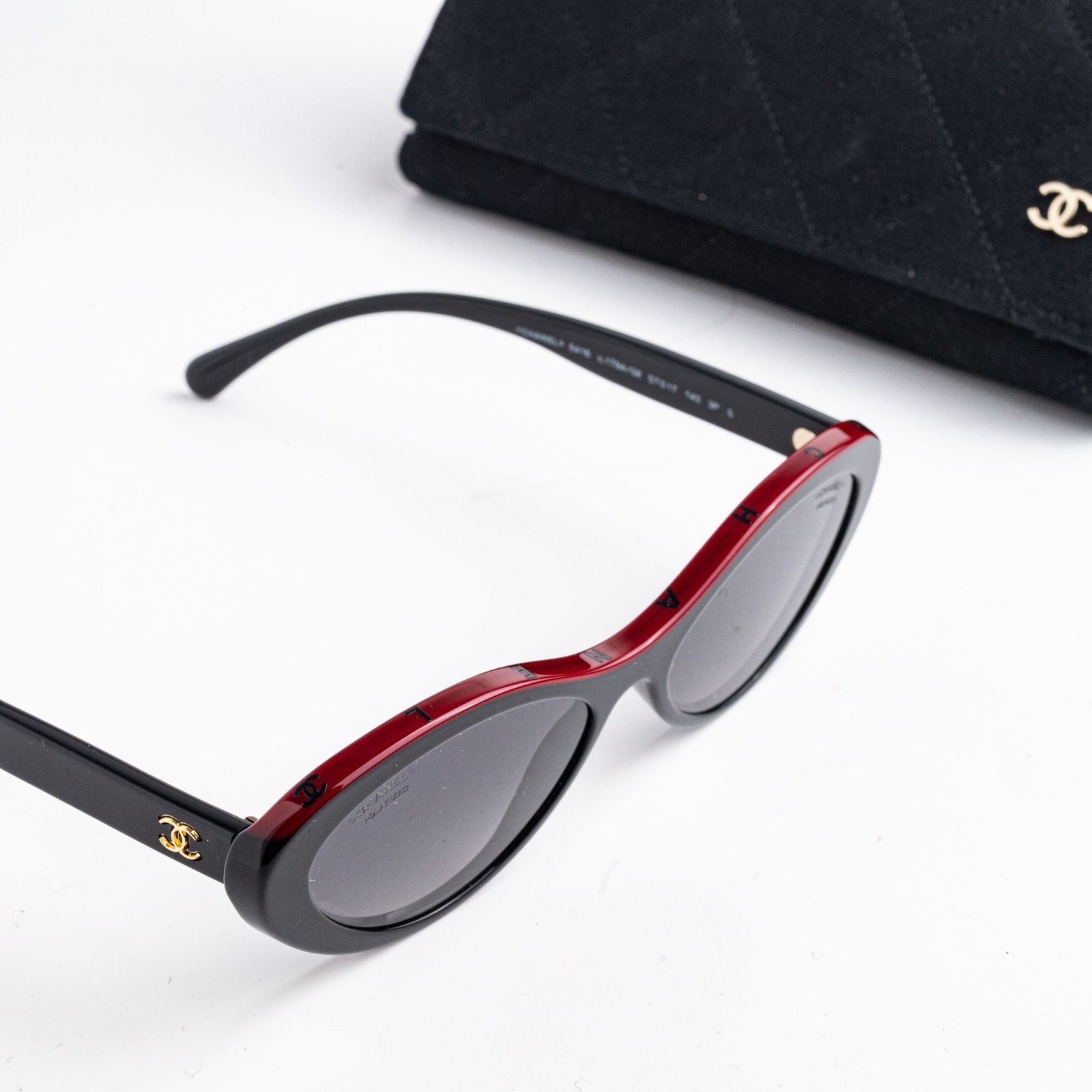 CHANEL 0CH5416 1794S8 BLACK RED GREY – 57-17-140 (5)