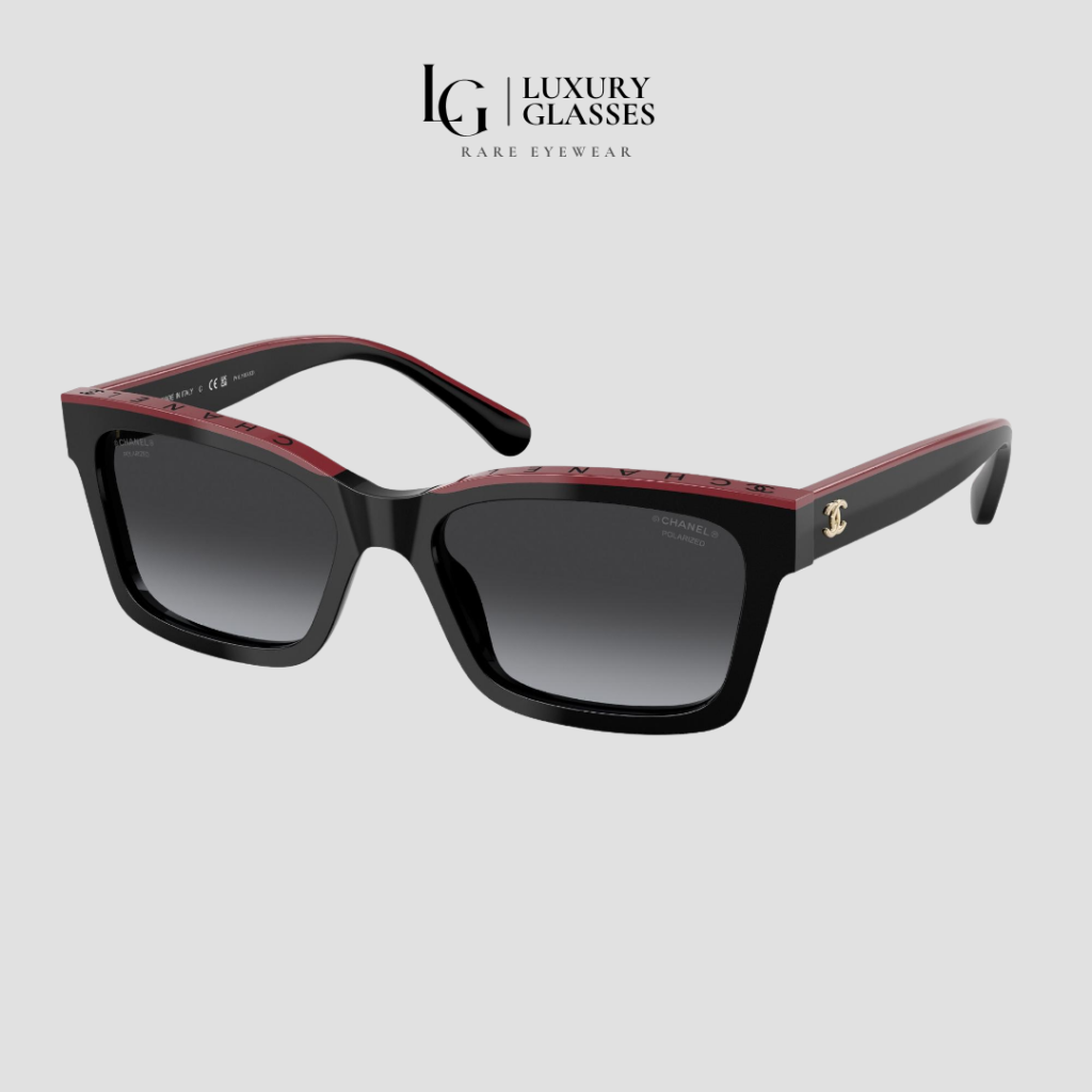 CHANEL 0CH5417 1794S8 BLACK RED GREY – 54-17-140 (1)