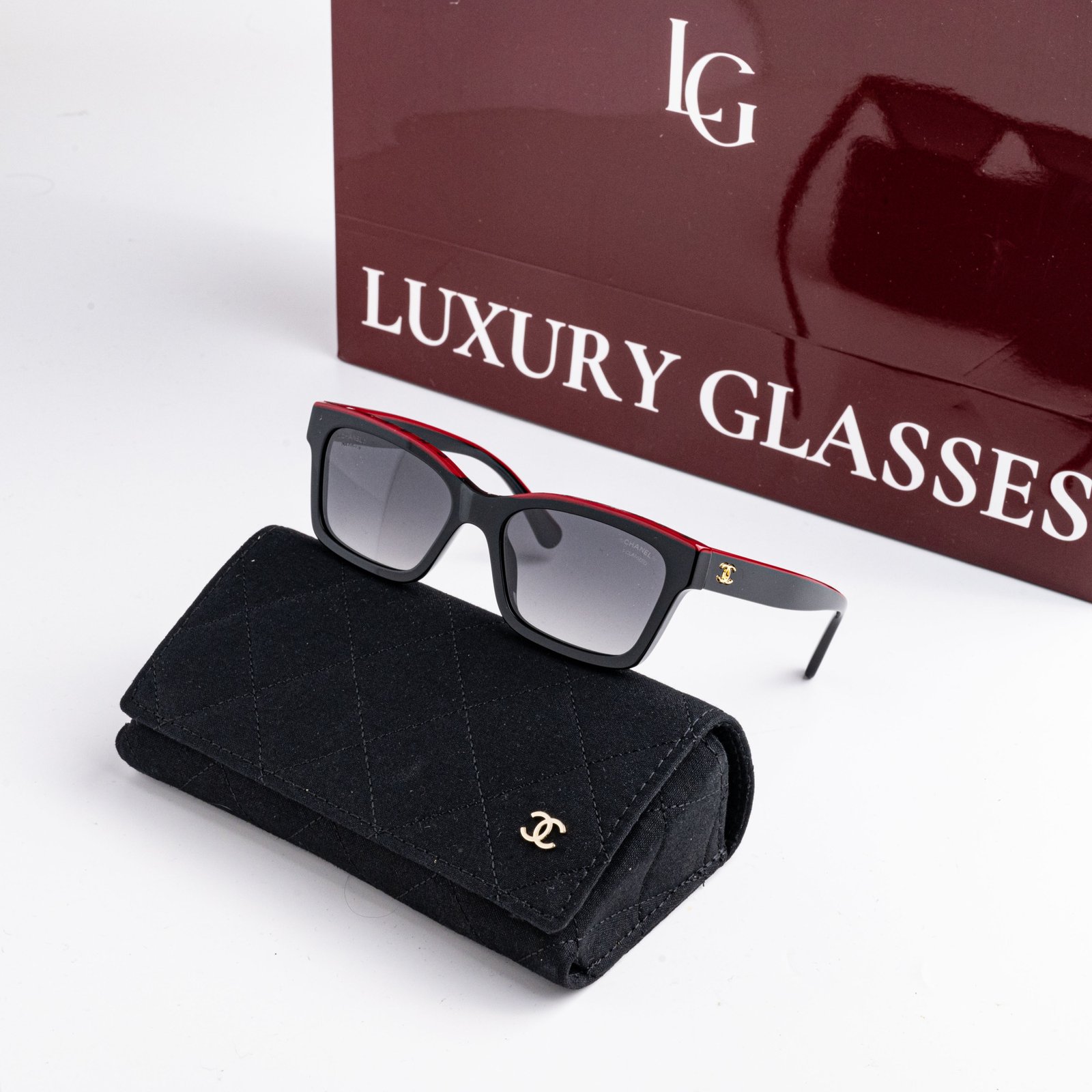 CHANEL 0CH5417 1794S8 BLACK RED GREY