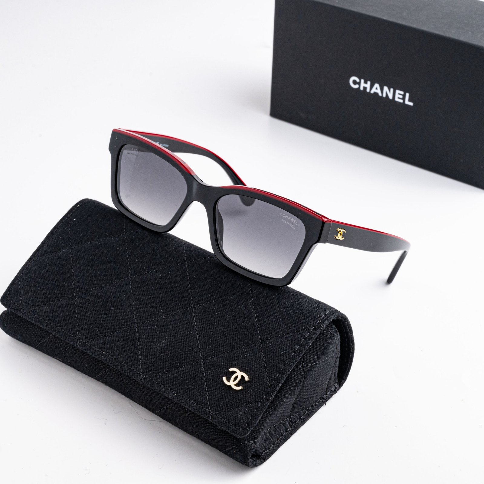 CHANEL 0CH5417 1794S8 BLACK RED GREY – 54-17-140 (2)