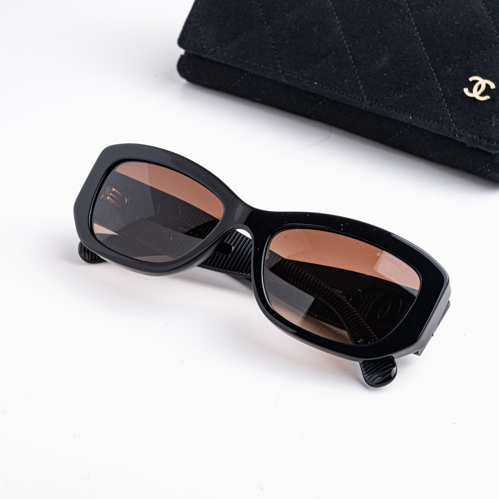 CHANEL 0CH5493 C622S5 BLACK BROWN – 55-18-140 (3)