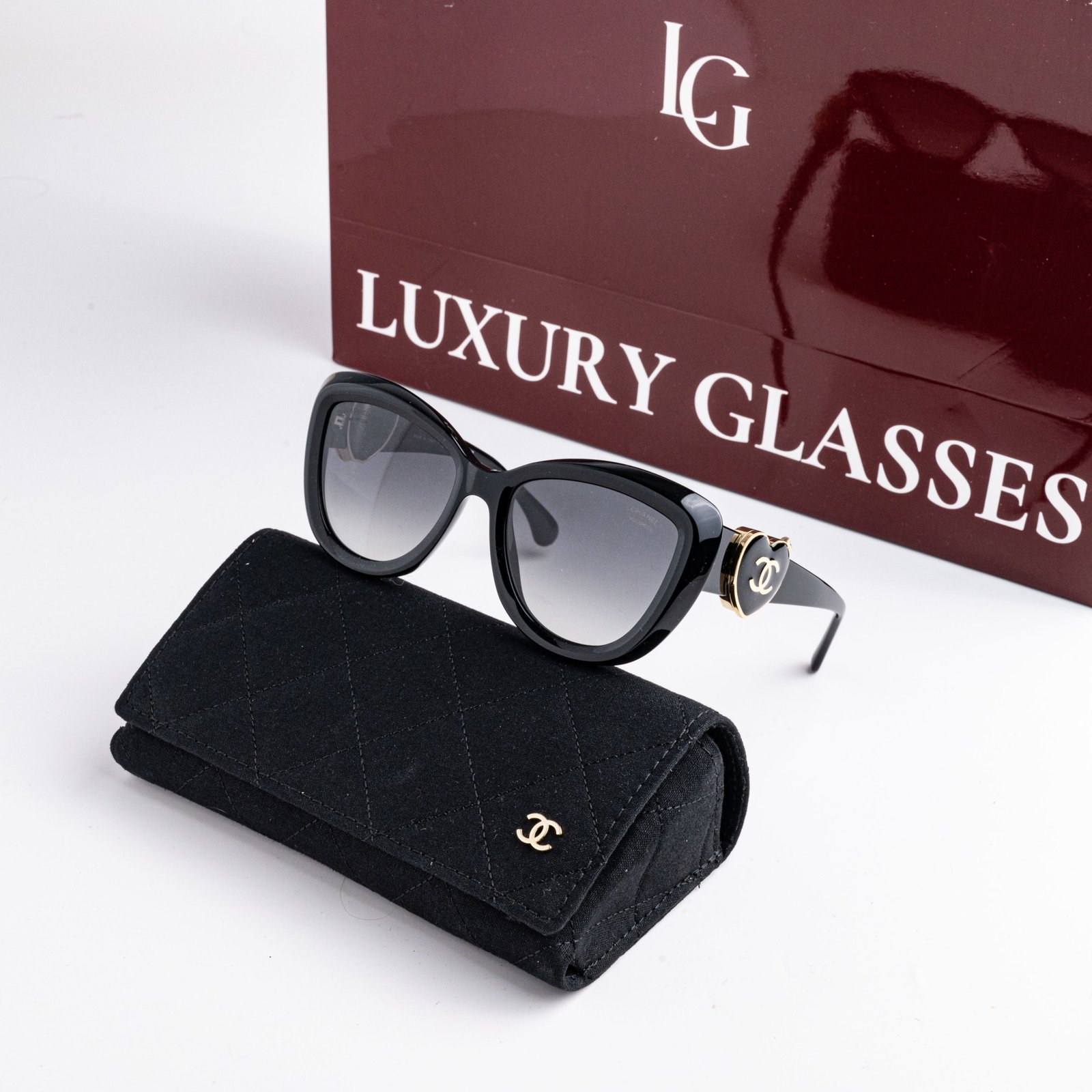 CHANEL 0CH5517 C622S8 BLACK DARK GREY