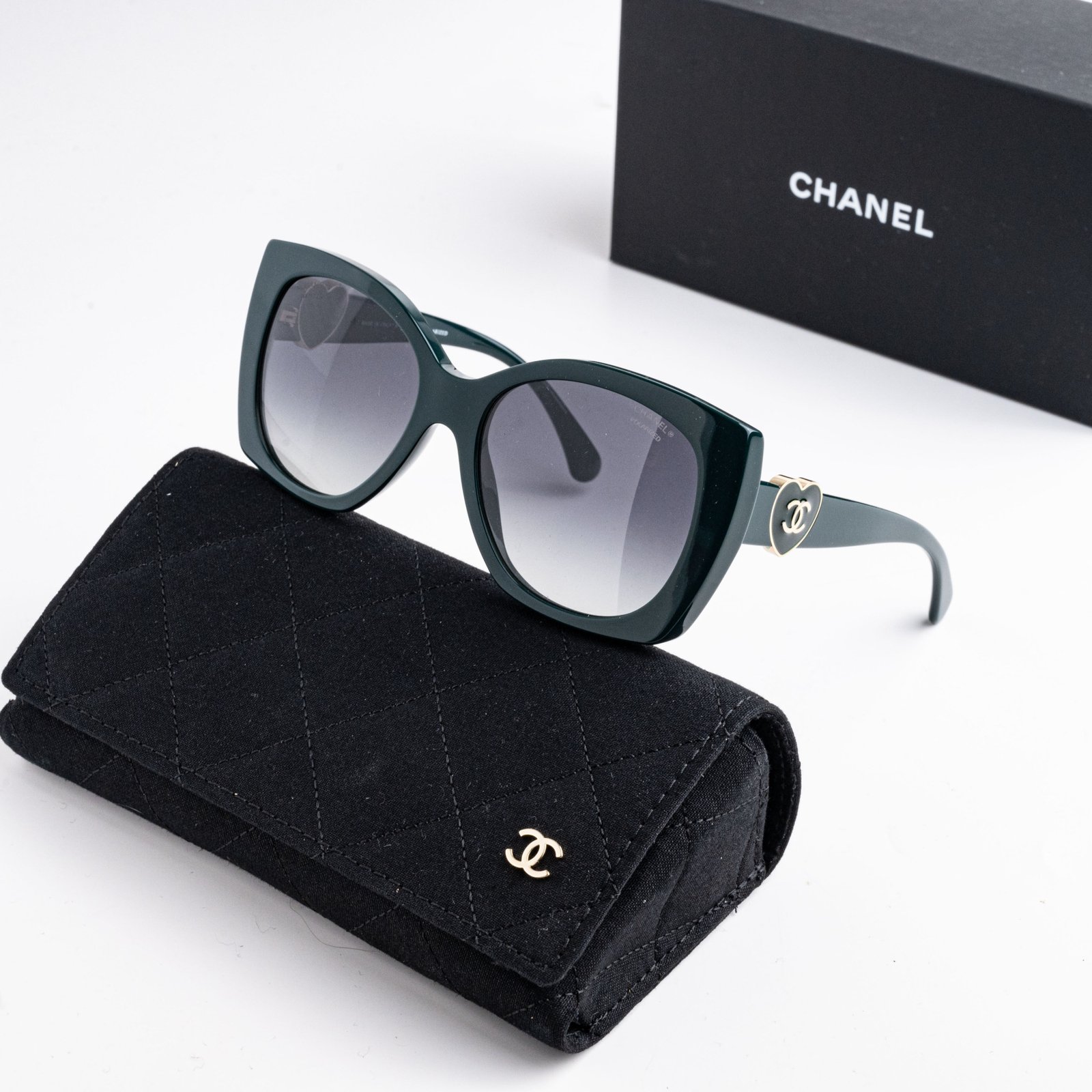 CHANEL 0CH5519 1459S8 GREEN GREY – 55-17-140 (2)