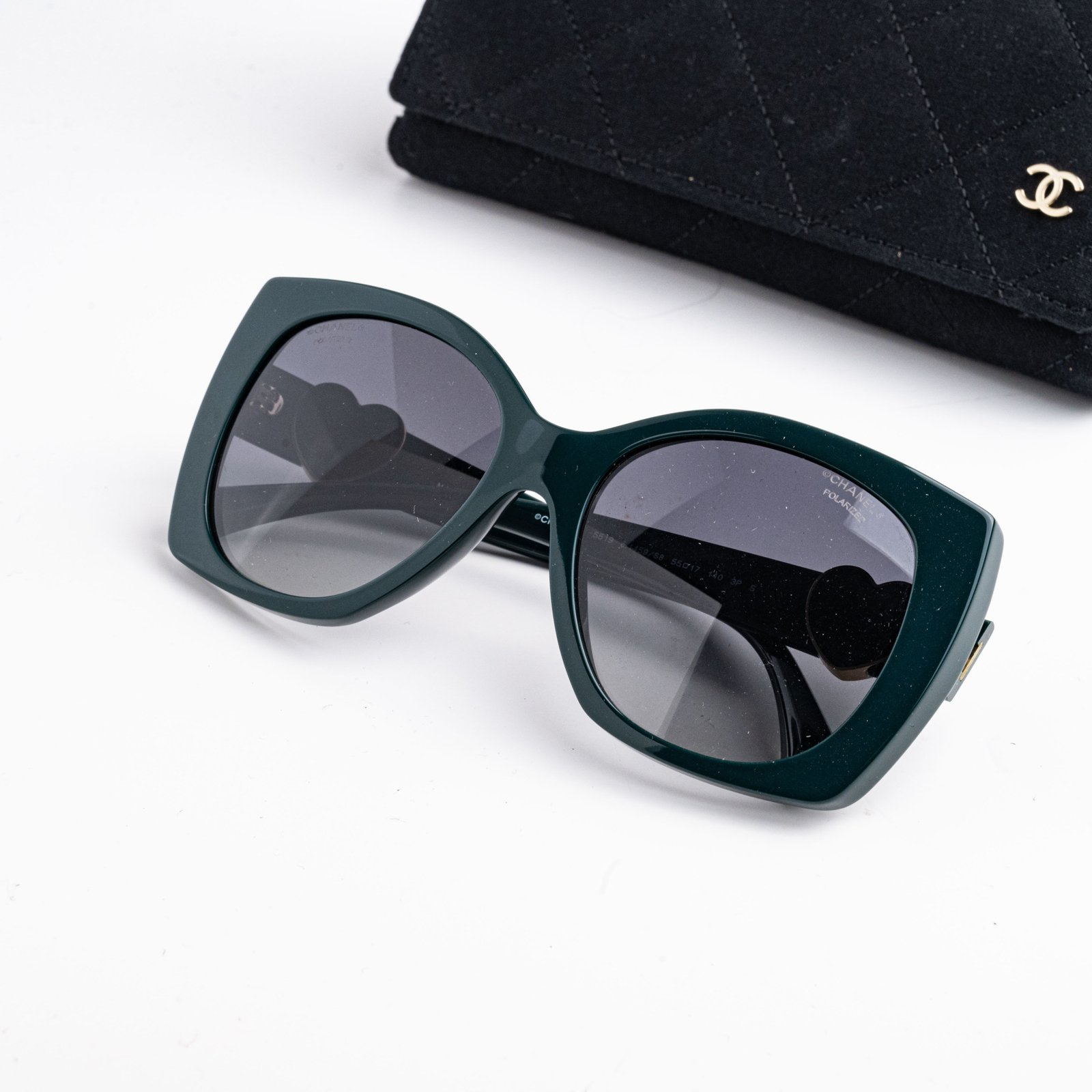 CHANEL 0CH5519 1459S8 GREEN GREY – 55-17-140 (3)