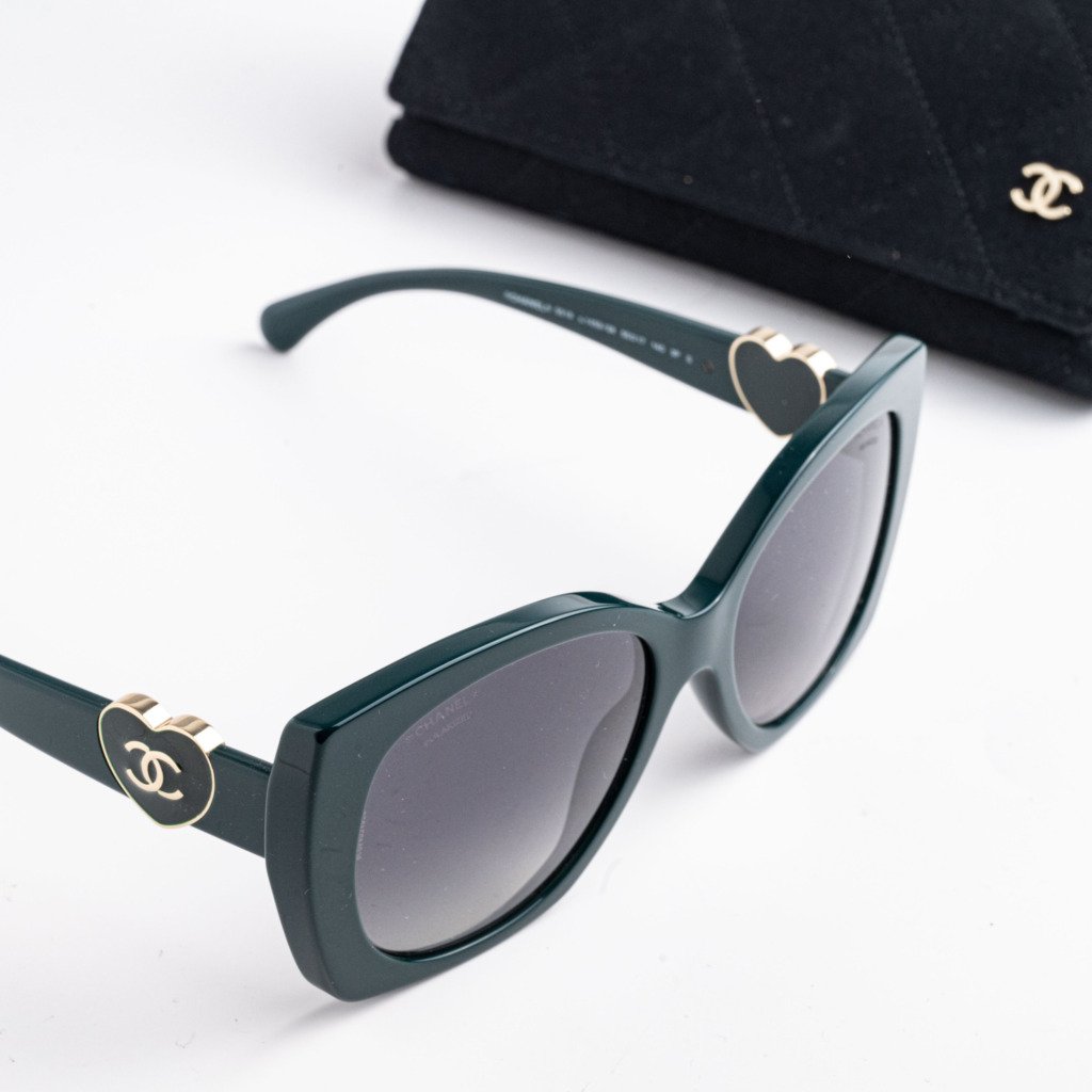 CHANEL 0CH5519 1459S8 GREEN GREY – 55-17-140 (5)