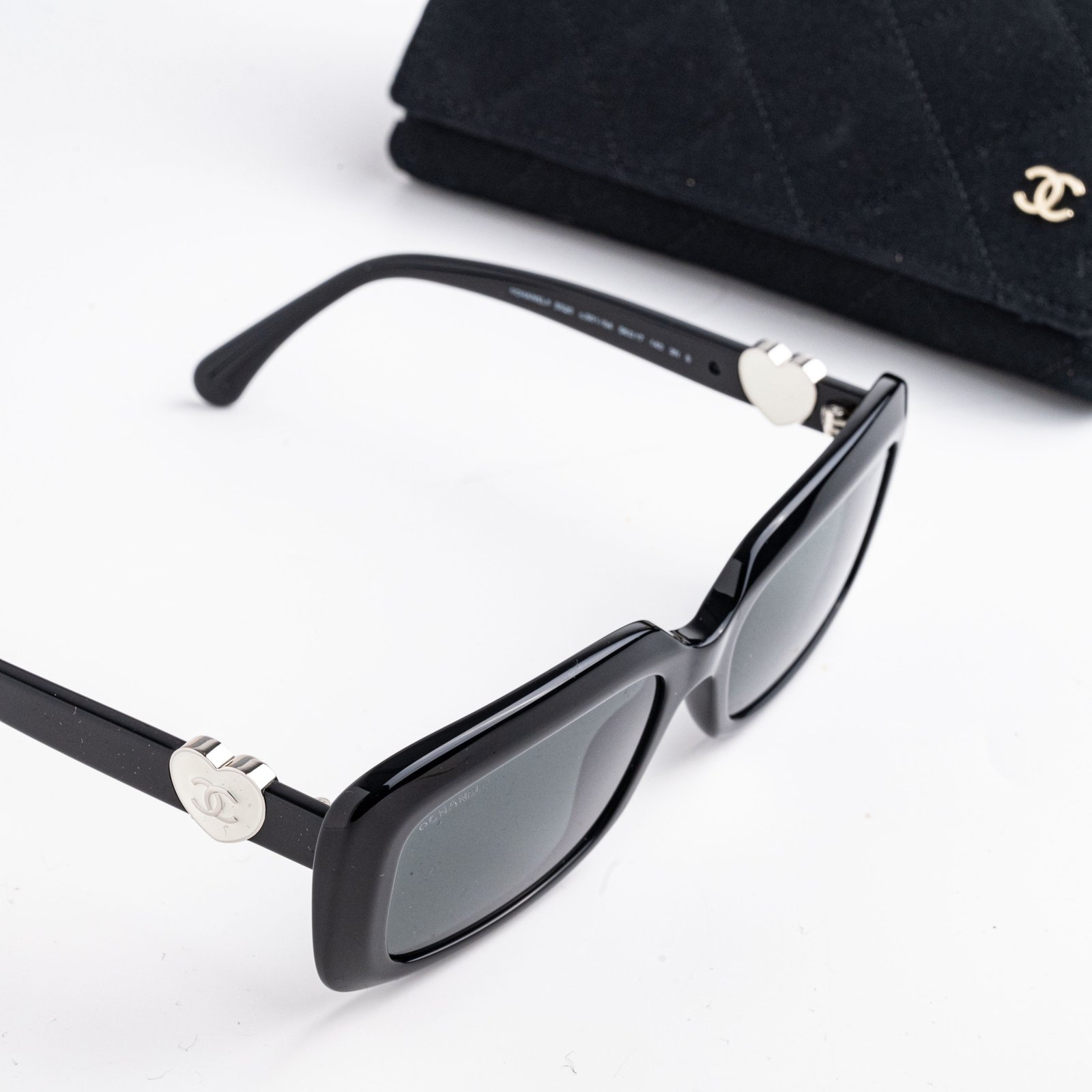 CHANEL 0CH5520 C501S4 BLACK GREY – 56-17-140 (5)