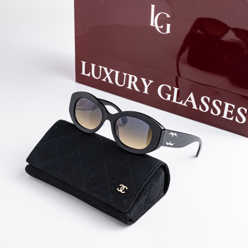 CHANEL 0CH5528 C501W1 BLACK GREY BROWN – 53-19-140 (1)