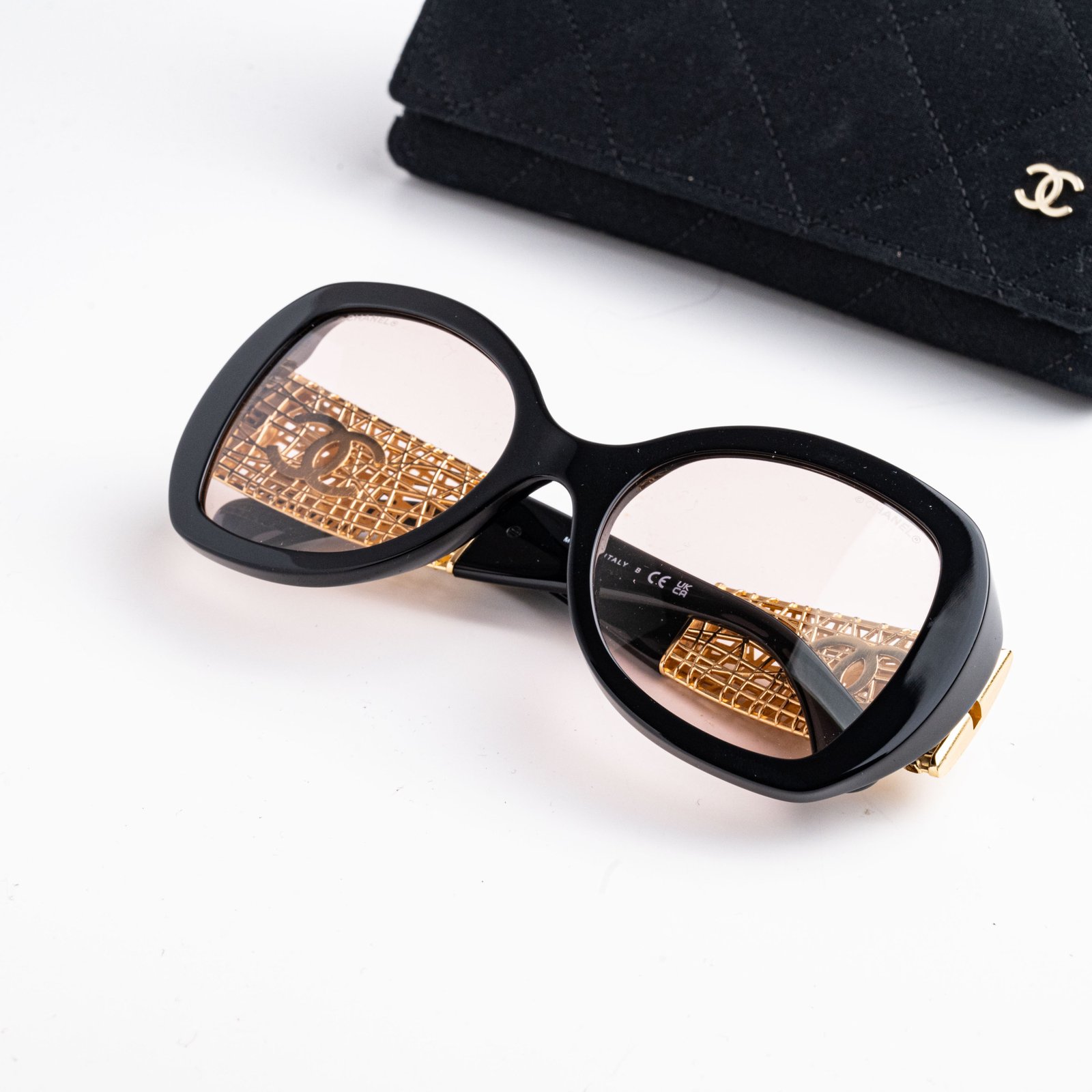 CHANEL 0CH5531 C62284 BLACK TINTED BROWN – 53-20-140 (3)