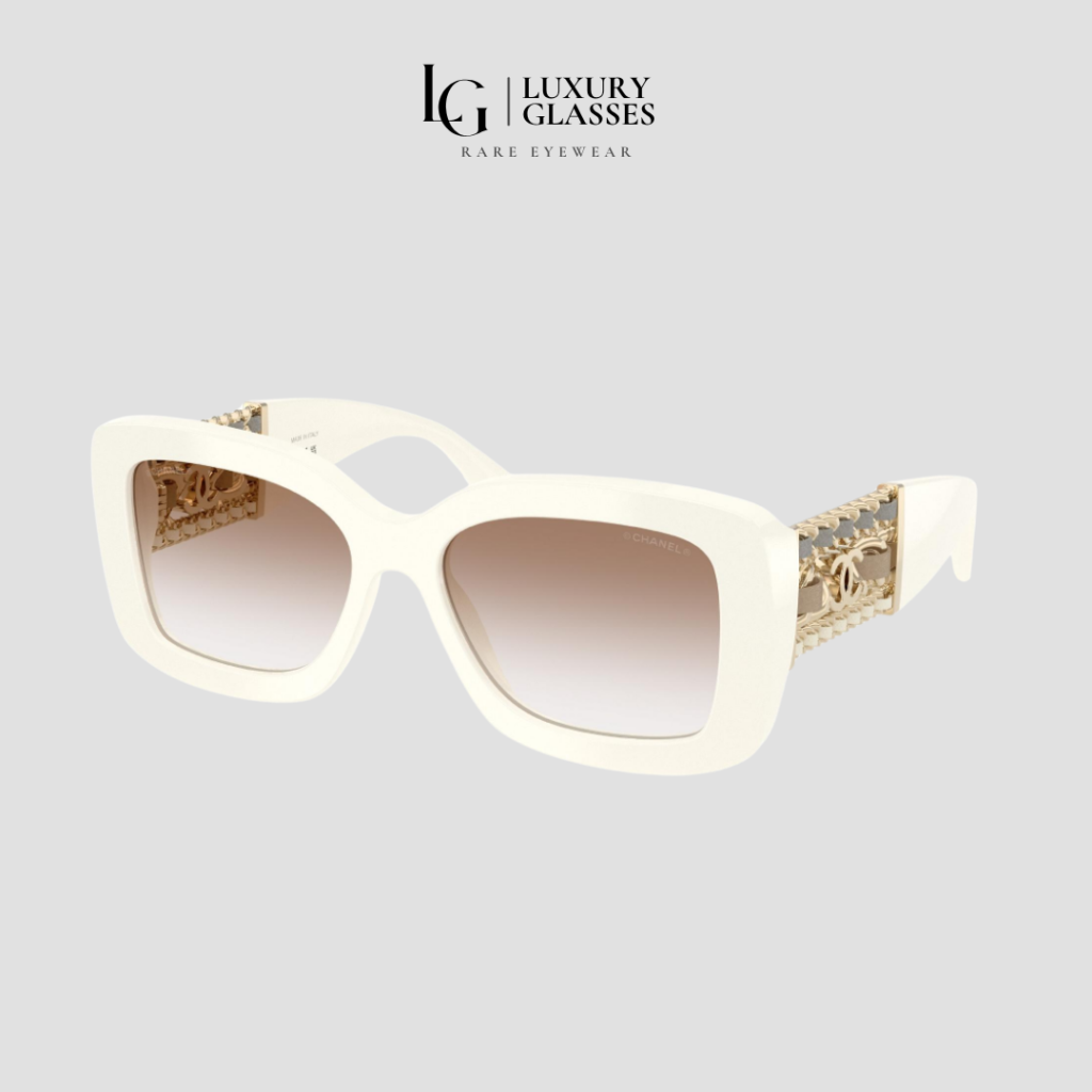 CHANEL 0CH5535Q 125513 WHITE BROWN – 54-17-140 (1)