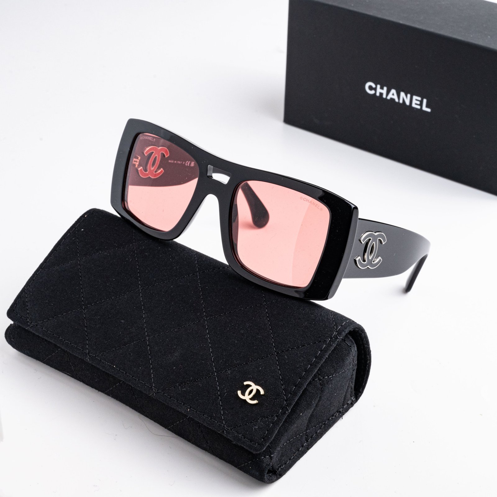 CHANEL 0CH5539 1231D7 BLACK RED PINK – 53-21-140 (2)