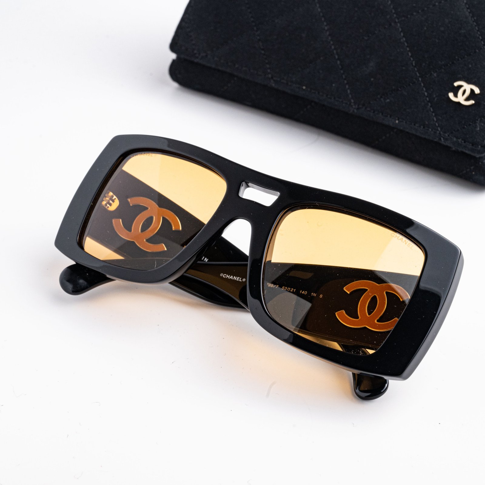 CHANEL 0CH5539 1799-7 BLACK ORANGE – 53-21-140 (3)