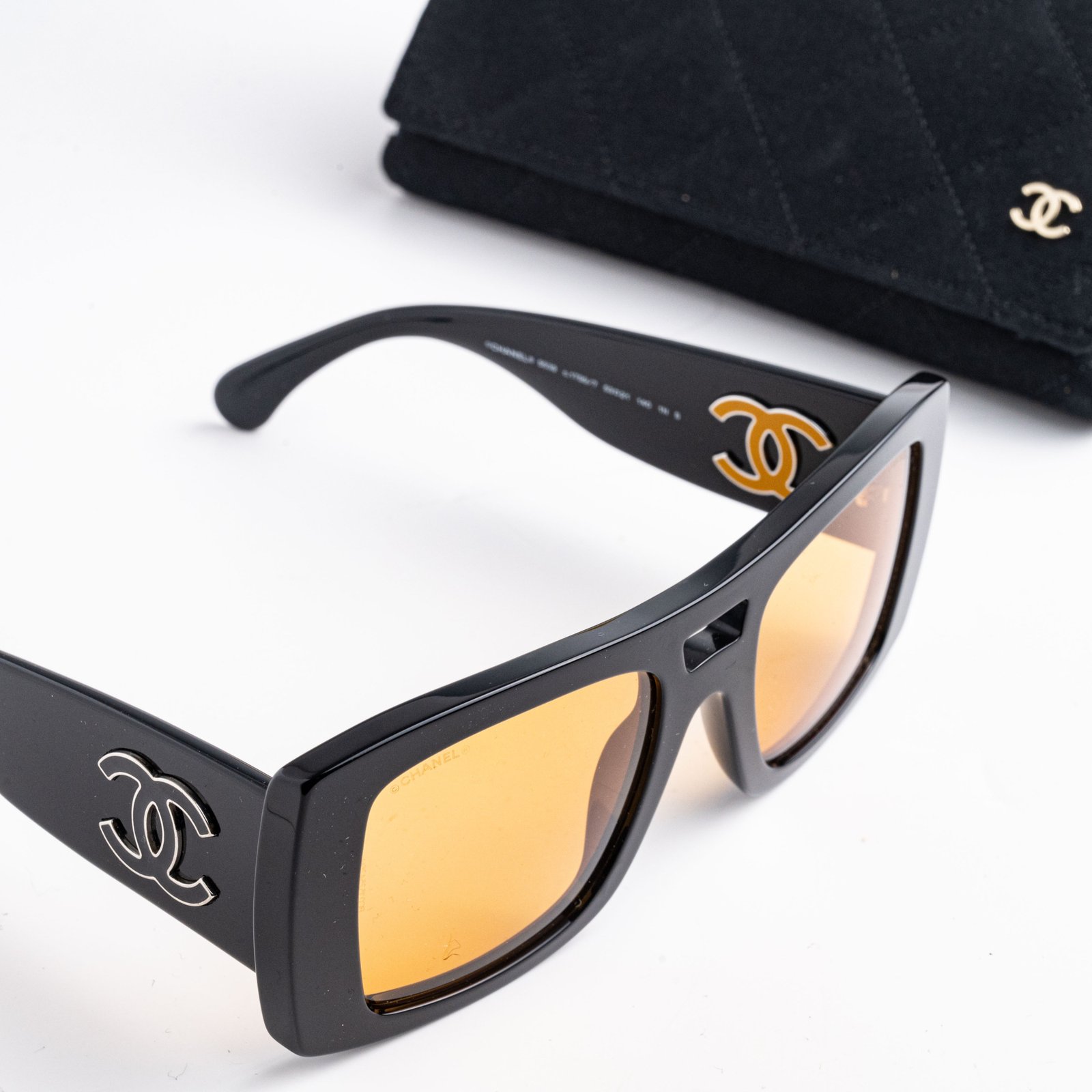 CHANEL 0CH5539 1799-7 BLACK ORANGE – 53-21-140 (5)