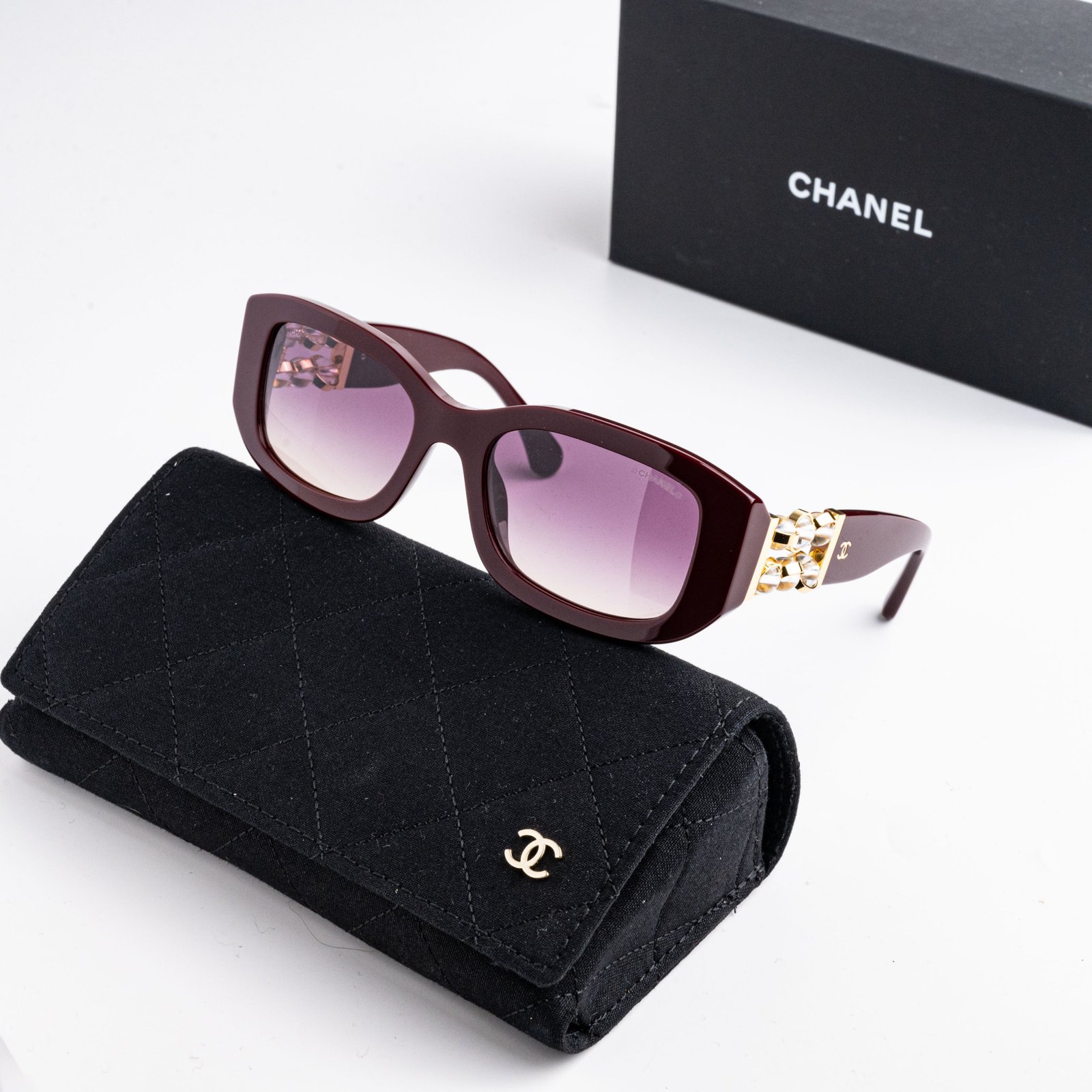 CHANEL 0CH5542 1802S1 BURGUNDY RED – 53-19-140 (2)
