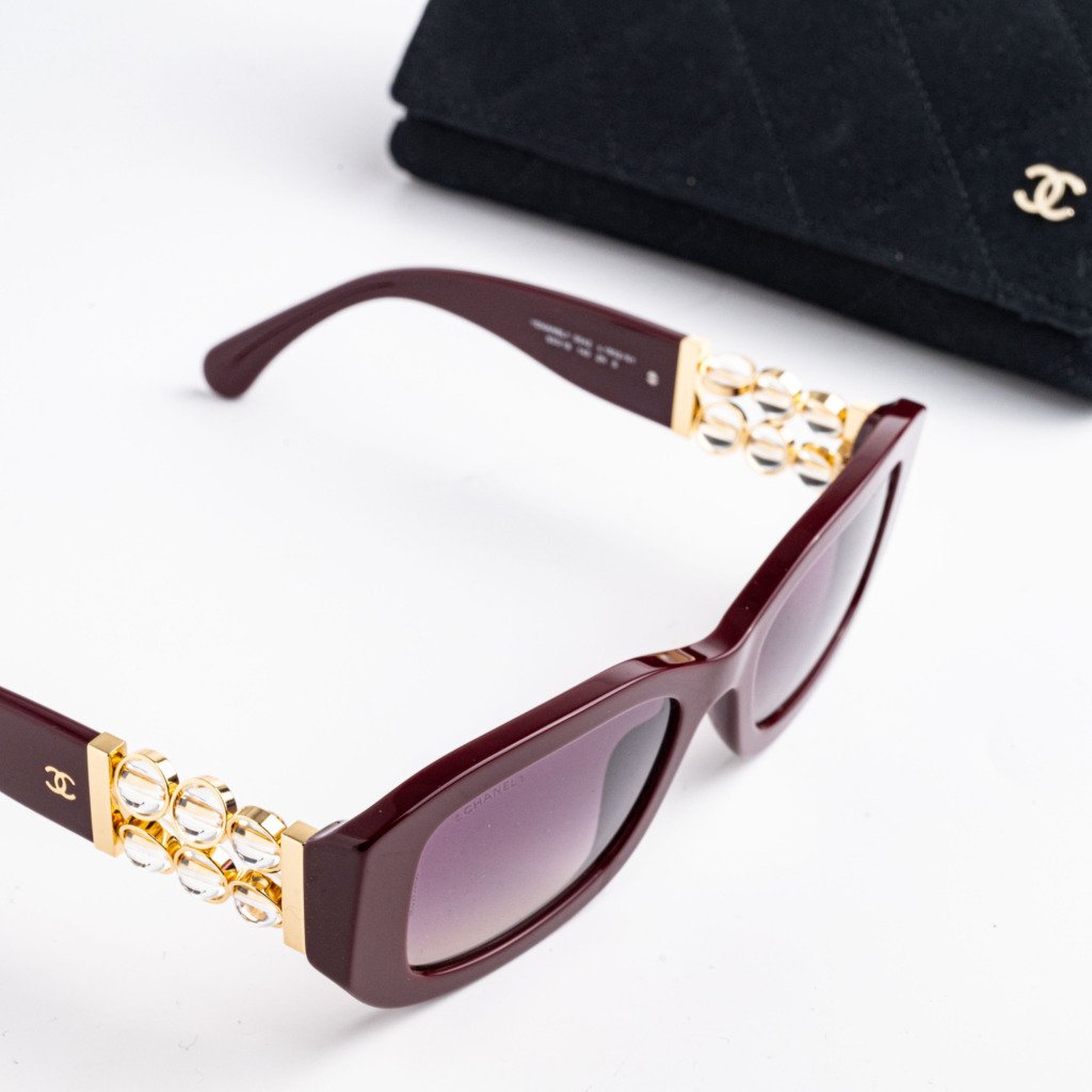 CHANEL 0CH5542 1802S1 BURGUNDY RED – 53-19-140 (5)