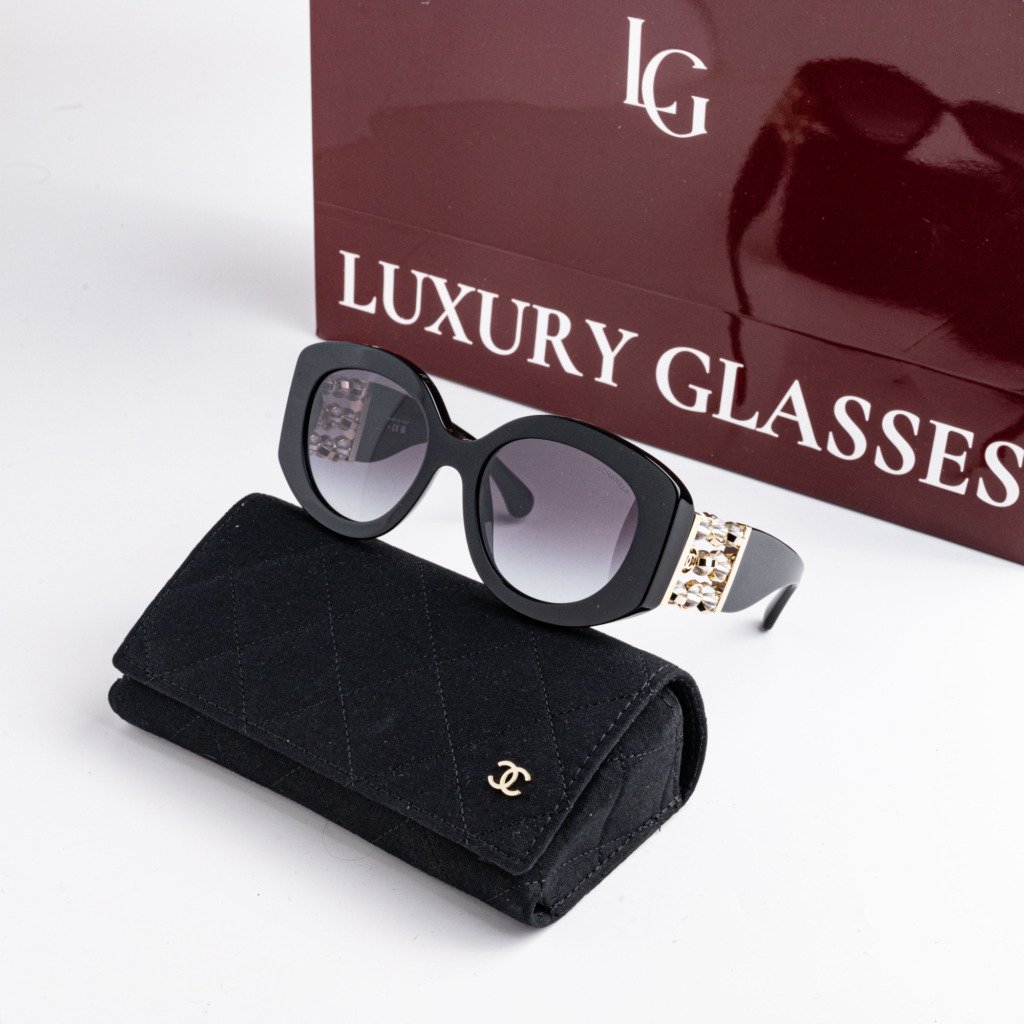 CHANEL 0CH5543 C622S6 BLACK GREY – 54-20-140 (1)