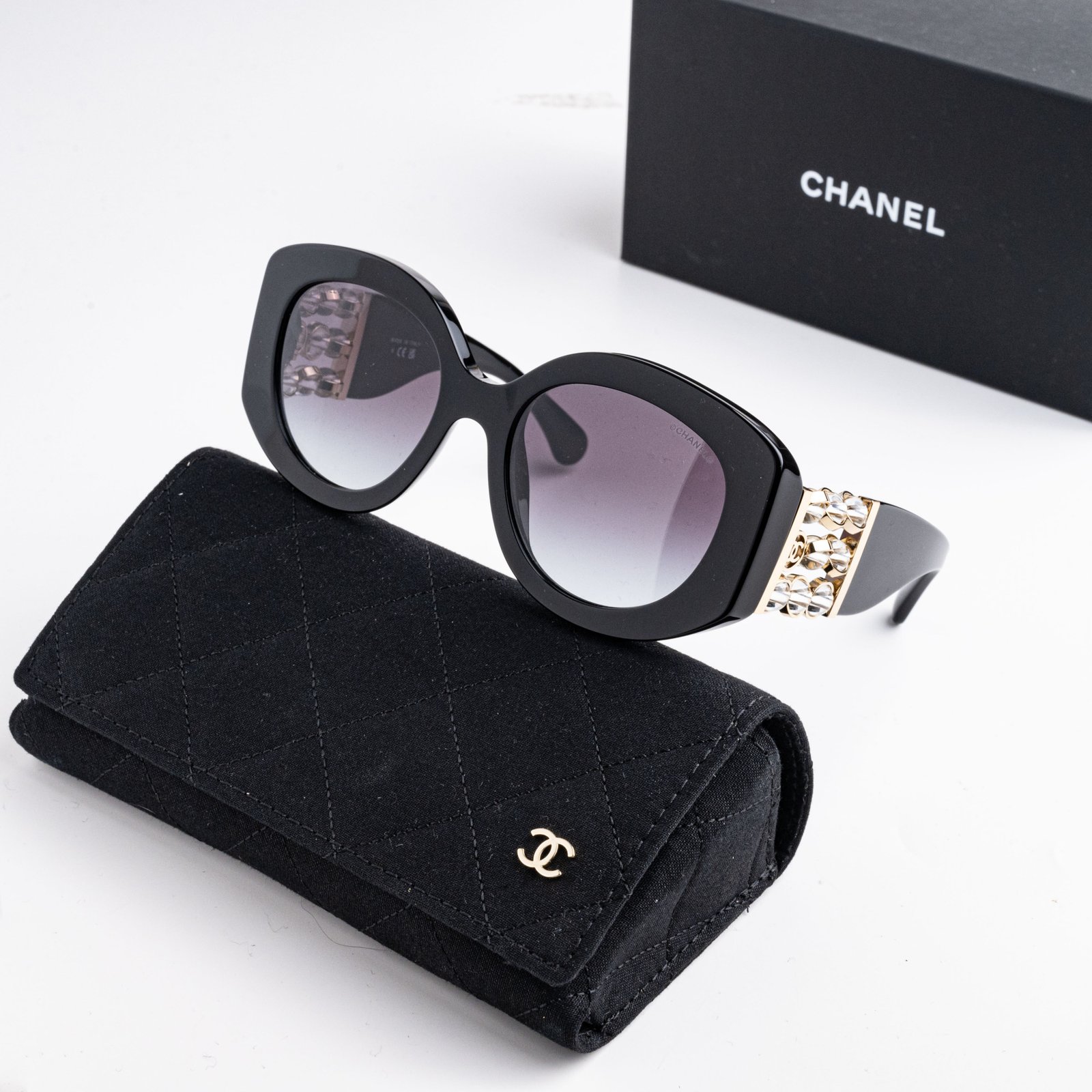 CHANEL 0CH5543 C622S6 BLACK GREY – 54-20-140 (2)