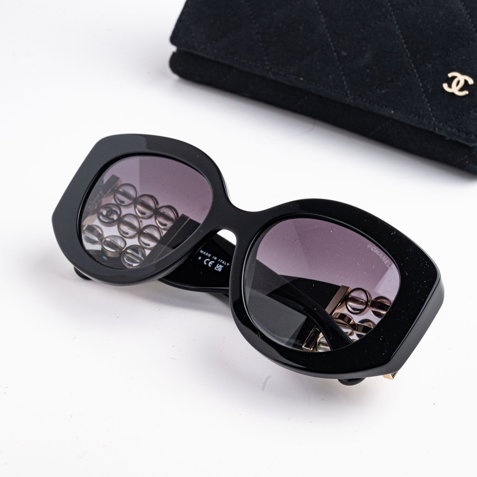 CHANEL 0CH5543 C622S6 BLACK GREY – 54-20-140 (3)