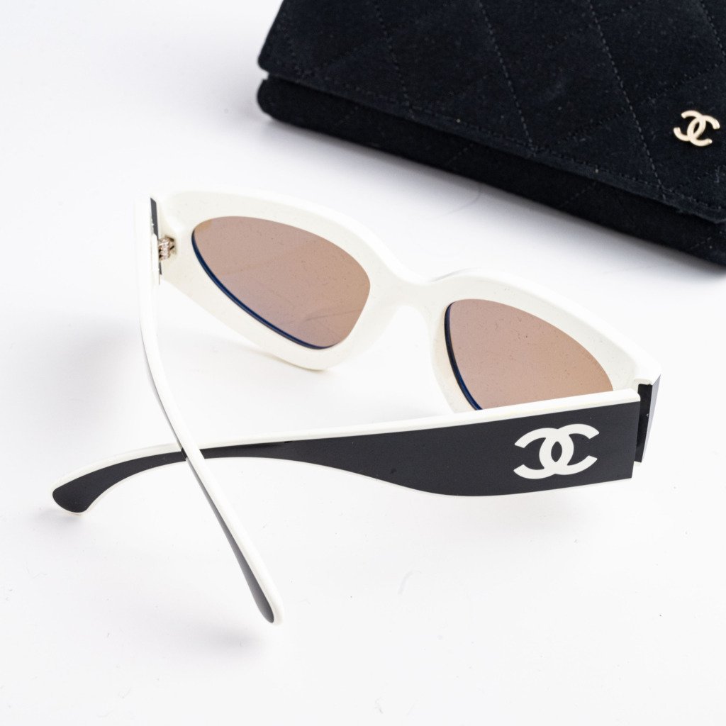 CHANEL 0CH6056 165653 BLACK WHITE BROWN – 54-20-140 (4)