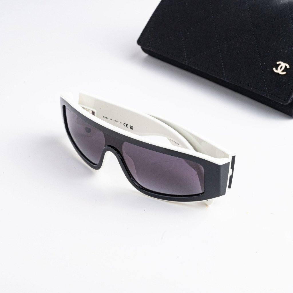 CHANEL 0CH6057 1656S6 BLACK WHITE GREY – 124-24-140 (3)