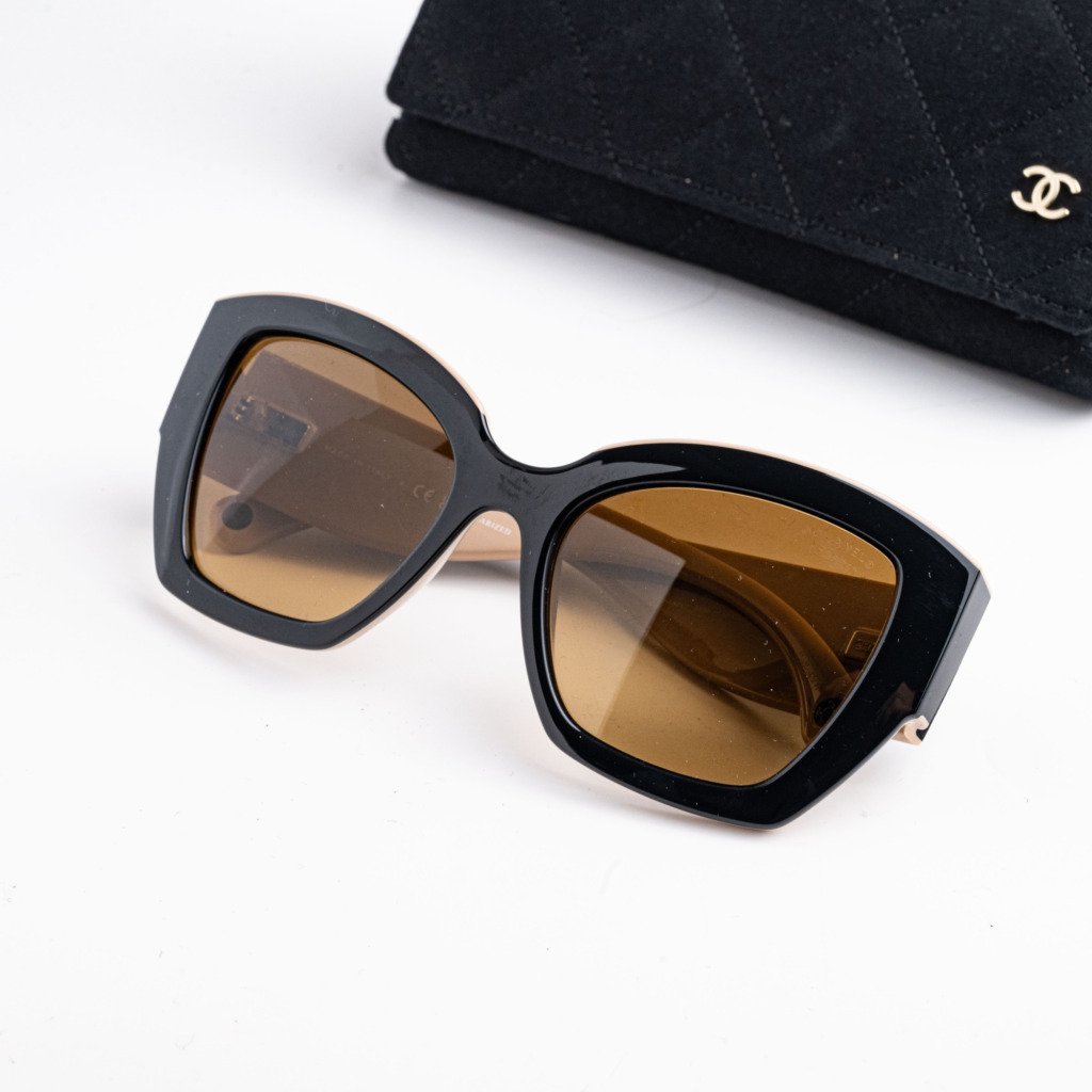 CHANEL 0CH6058 165651 BLACK WHITE BEIGE – 53-19-140 (3)