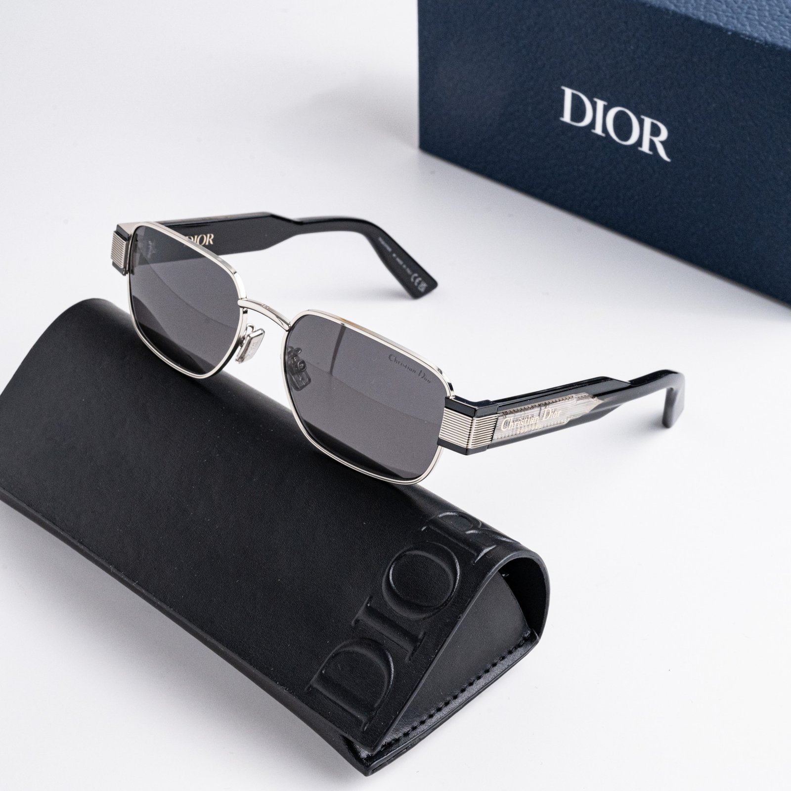 CHRISTIAN DIOR LABEL S2U F4A0 BLACK DARK GREY