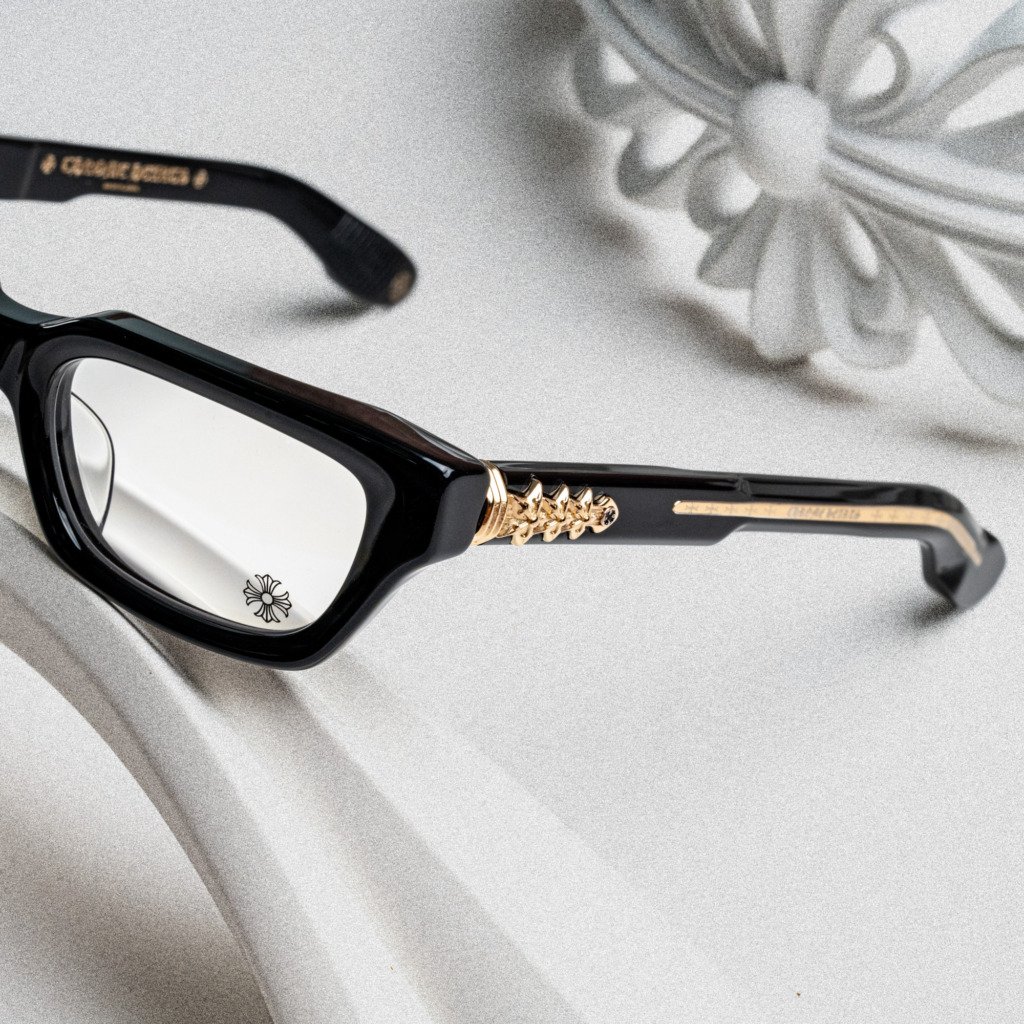 CHROME HEARTS ASSTRAORDINAIRE BLACK – 18K GOLD PLATED (2)