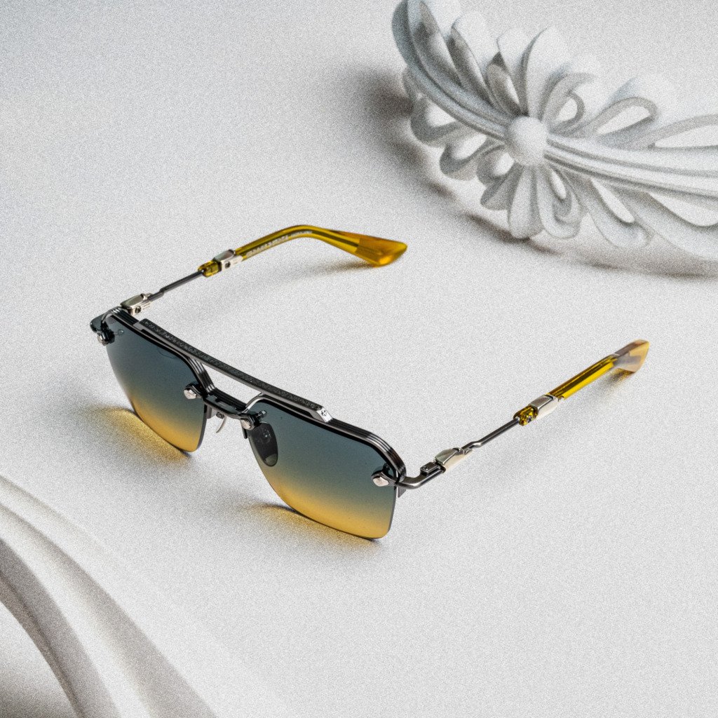 CHROME HEARTS BIDI ESEM PEWTER MALT – 57-18-153 (1)