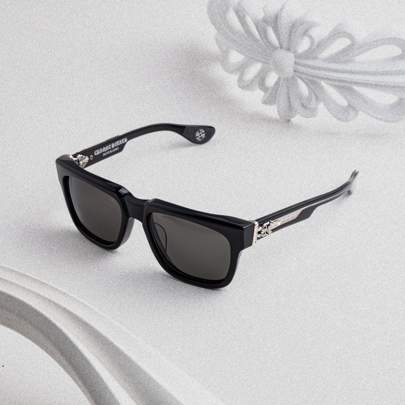 CHROME HEARTS BOX OFFICER BLACK DARK GREY