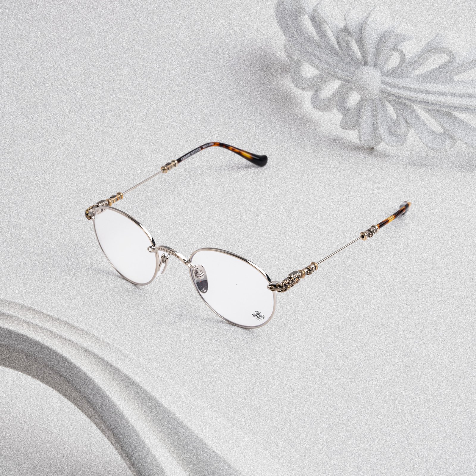 CHROME HEARTS BUBBA - A SHINY SILVER - PLASTIC