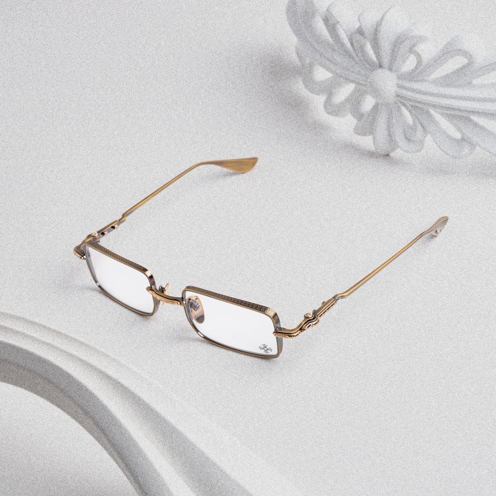 CHROME HEARTS BUCKLE RIDER ANTIQUE GOLD