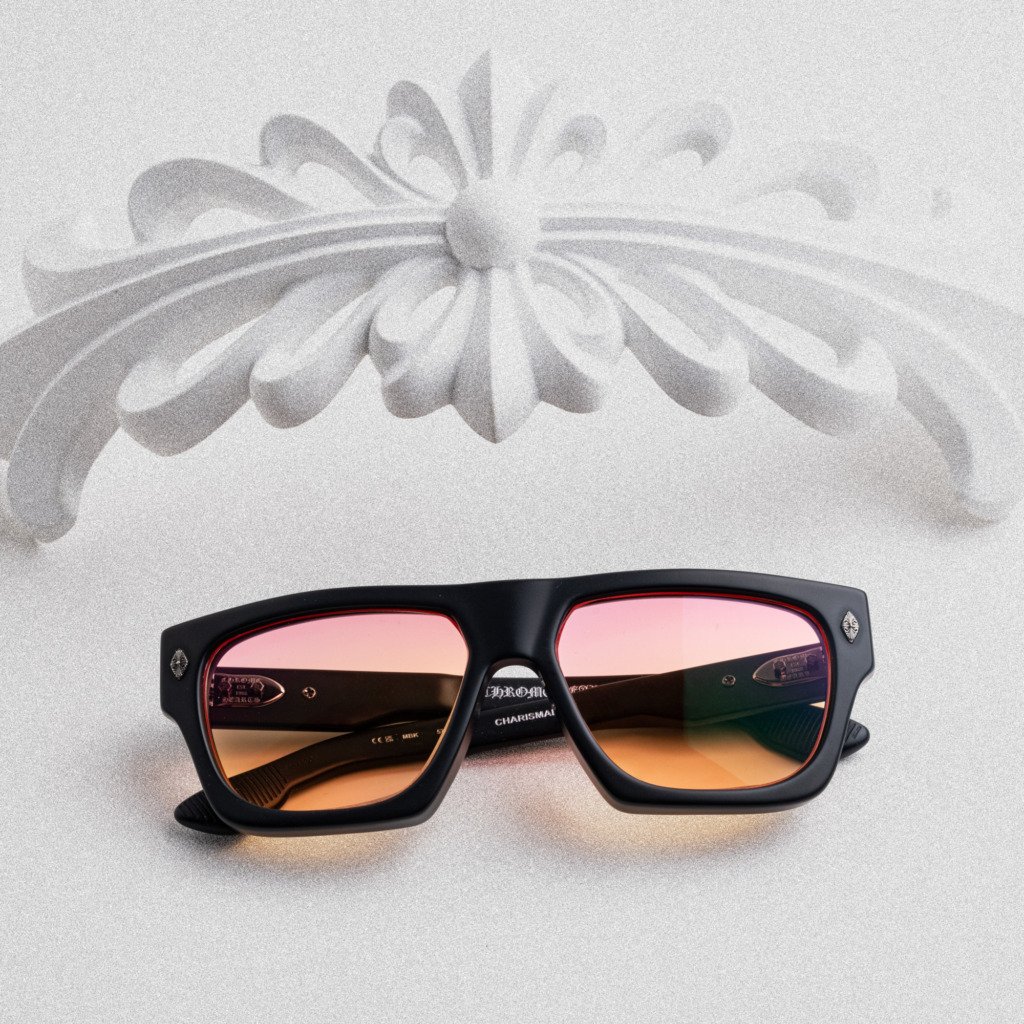 CHROME HEARTS CHARISMADICK MATTE BLACK – 57-17-143 (4)